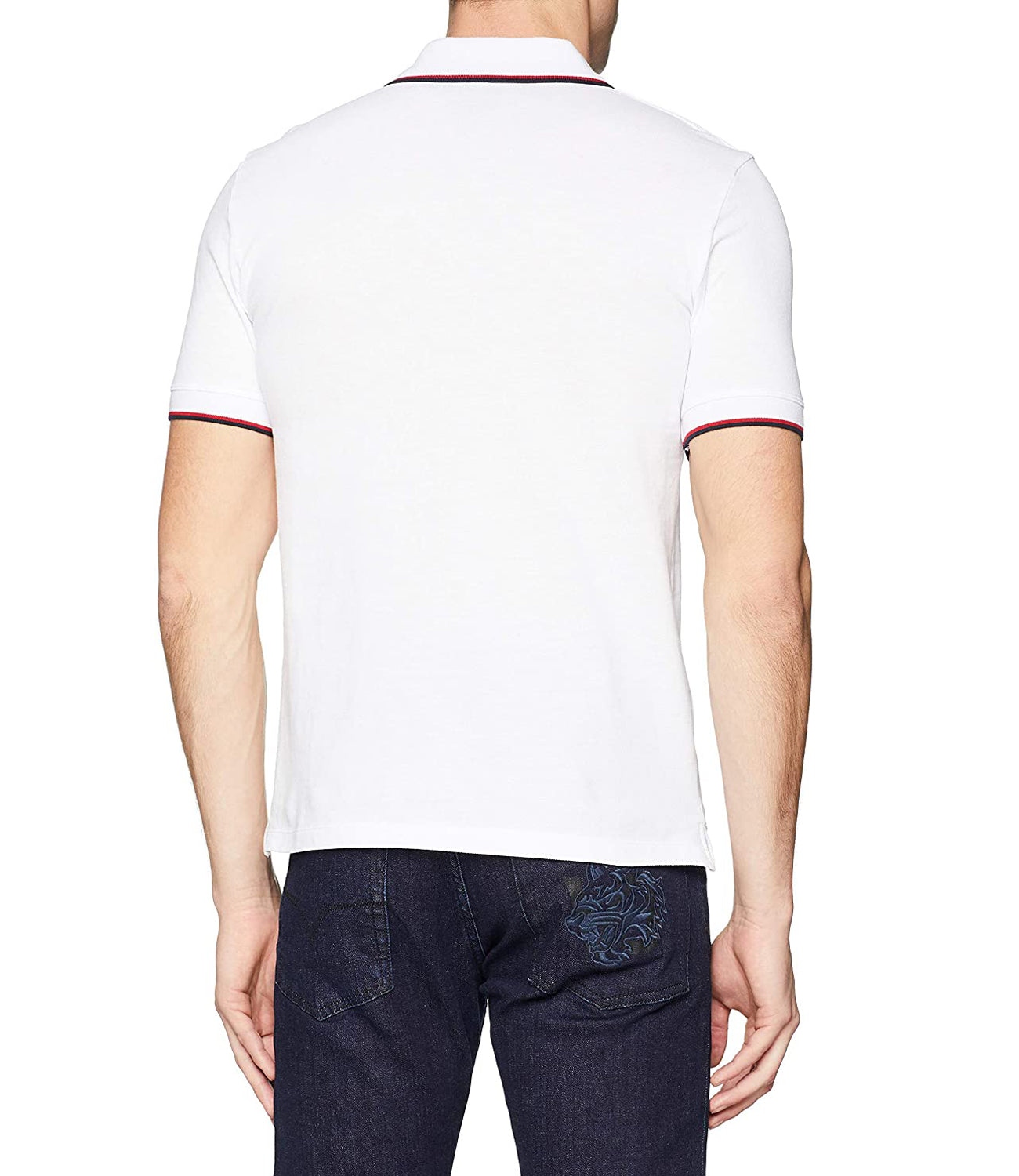 Armani Exchange Polo Manica Corta Uomo Mod. 8NZF75 Z8M5Z 1100 White Bianco