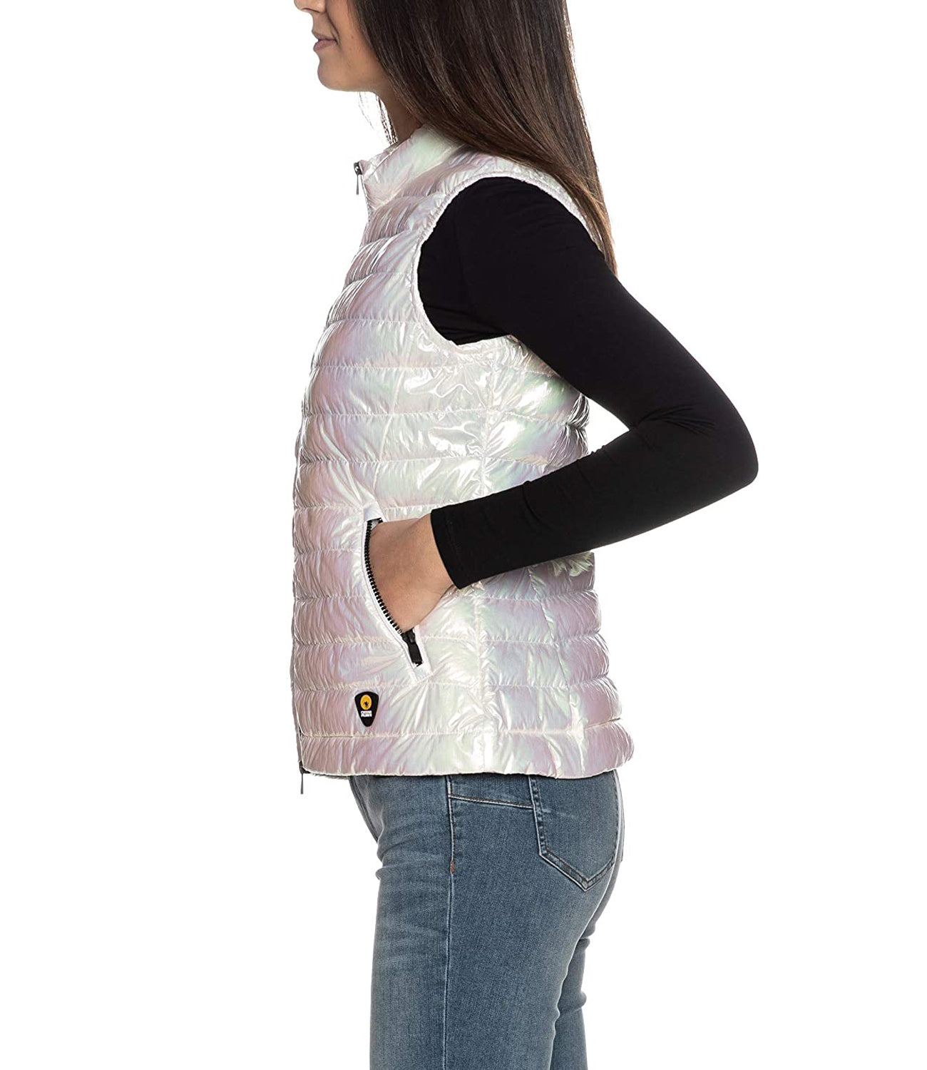 Piumini Ciesse Piumini Smanicato Donna Mod. PAPRIKA N9911D 1271XP WHITE Bianco