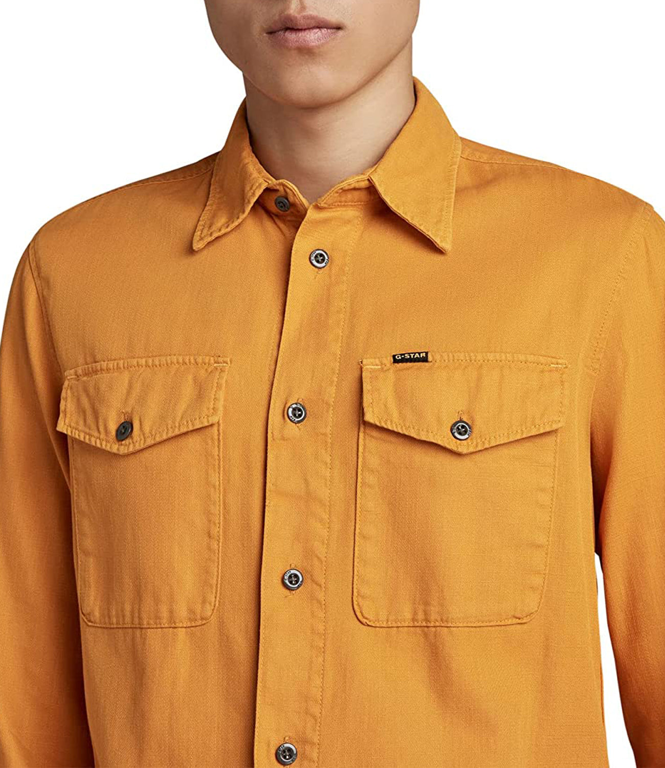 G-Star Camicia m/l Uomo Mod. D20165 7647 D849 Senape Giallo