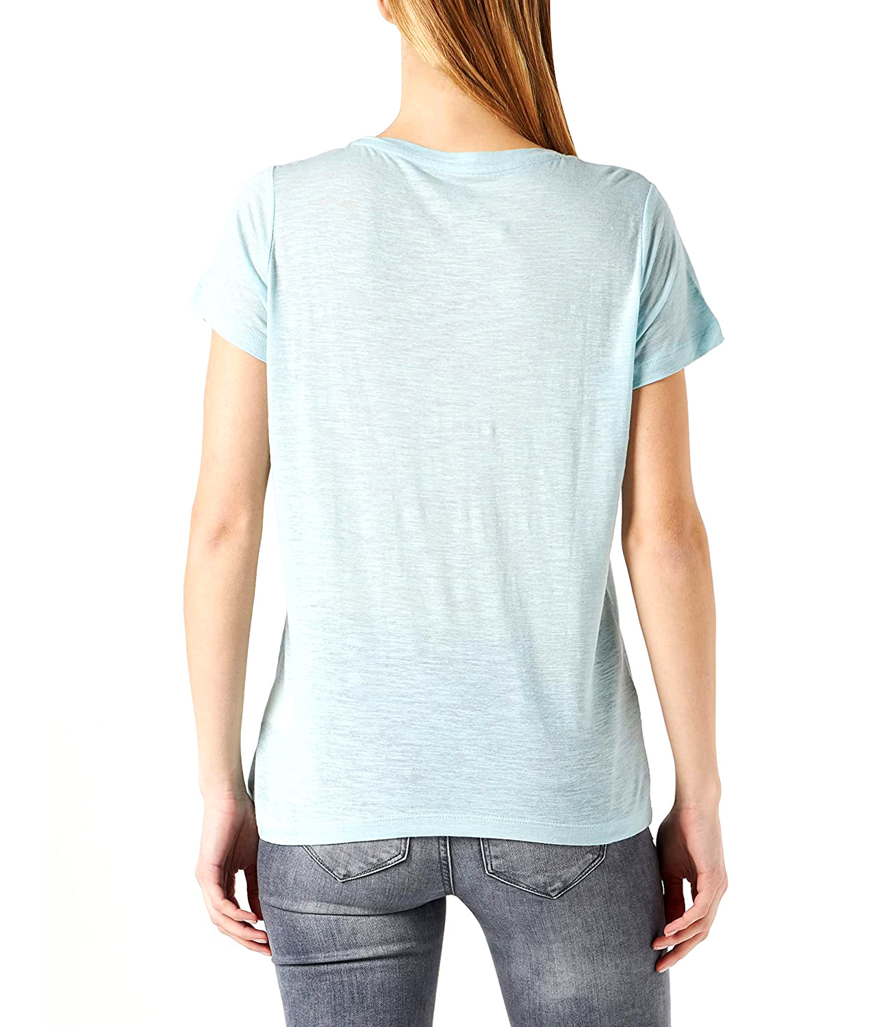 Lee T-shirt Donna Mod. V NECK TEE 112145134 SEA GREEN GREEN Verde