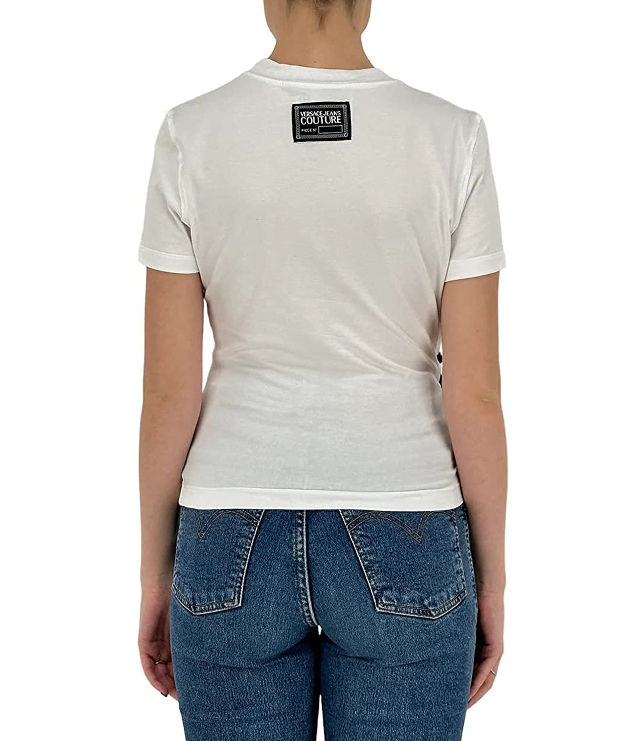 Versace Versace T-shirt Donna Mod. 74HAH615 003 WHITE Bianco