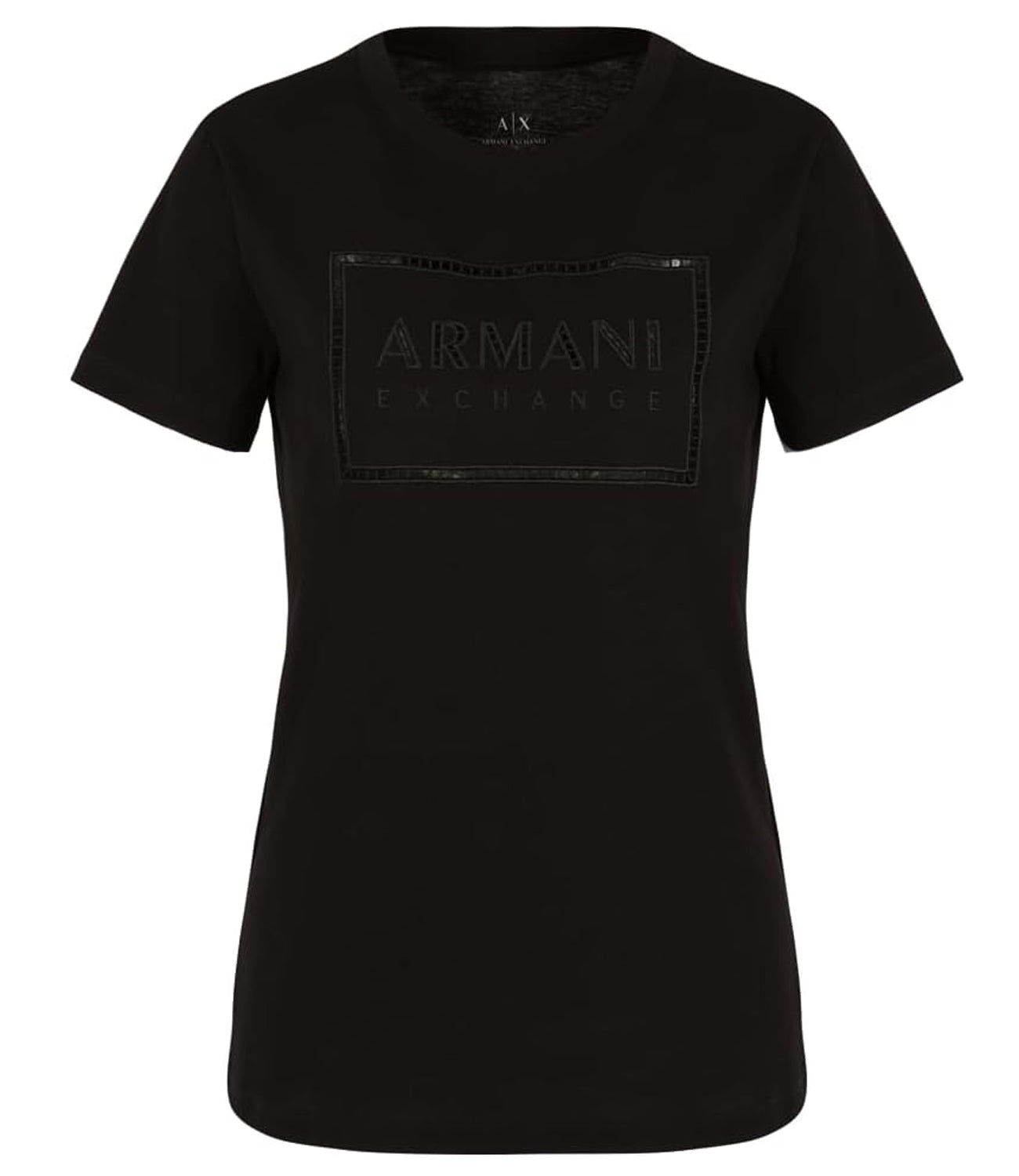A|X Armani Exchange T-shirt Donna Mod. 3DYT59 YJ3RZ 1200 Black Nero