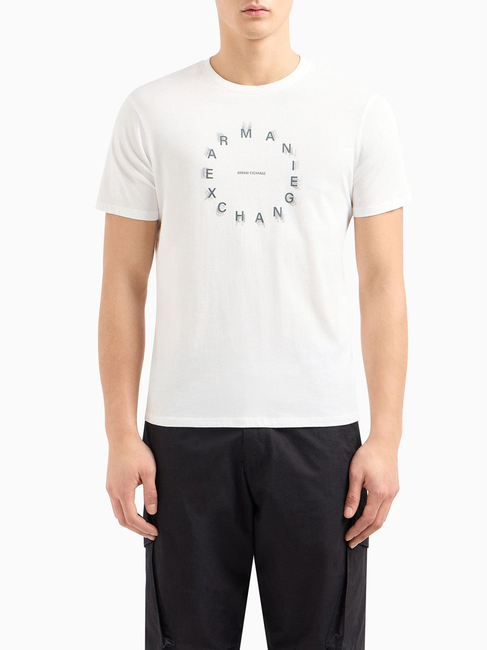 T-shirt Armani Exchange da Uomo - Bianco