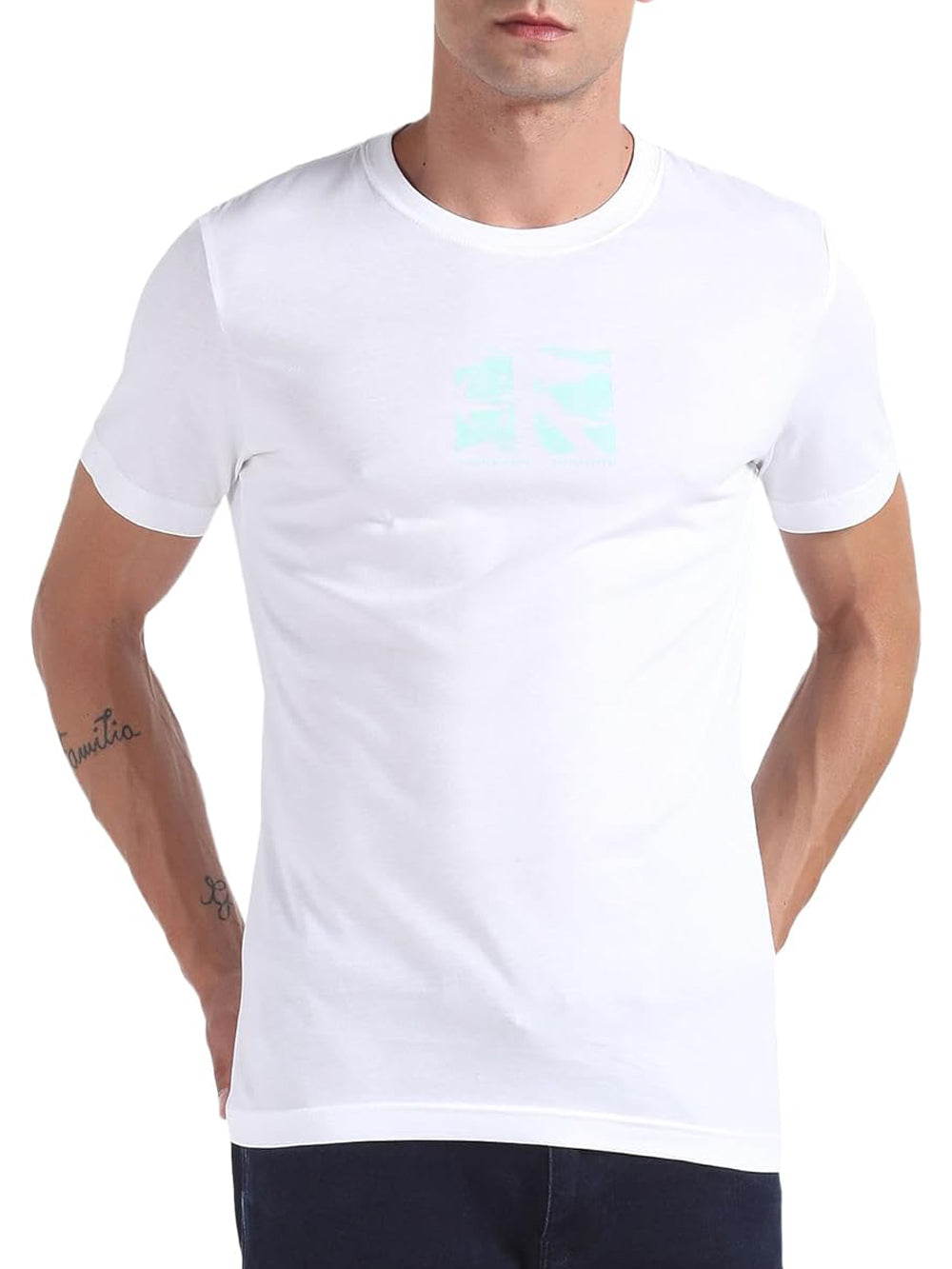 Calvin Klein Calvin Klein Jeans T-shirt Uomo Mod. J30J325204 YAF White Bianco