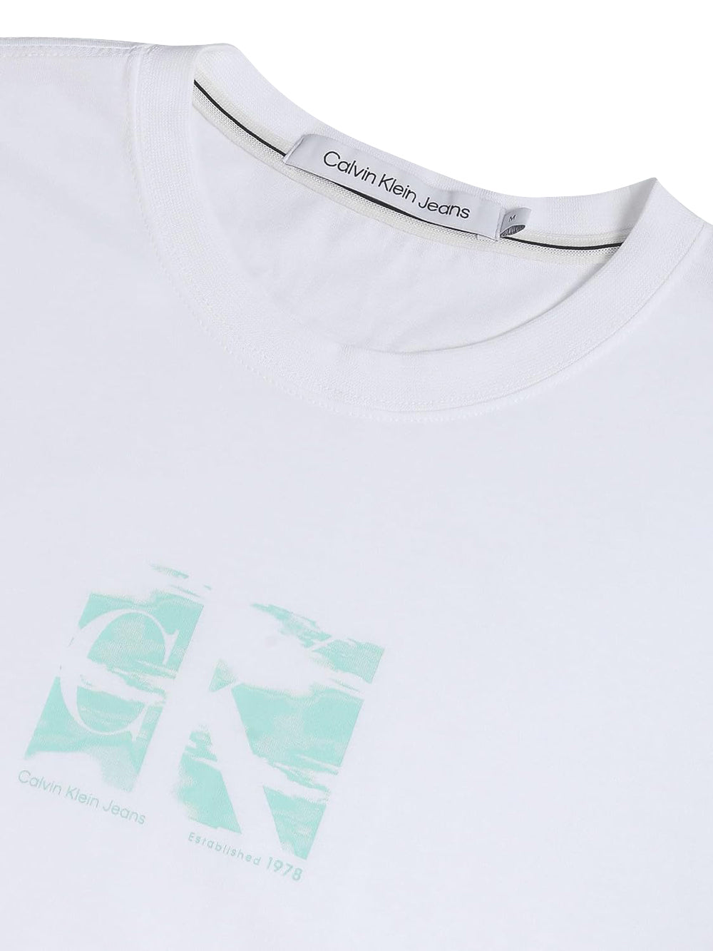 Calvin Klein Calvin Klein Jeans T-shirt Uomo Mod. J30J325204 YAF White Bianco