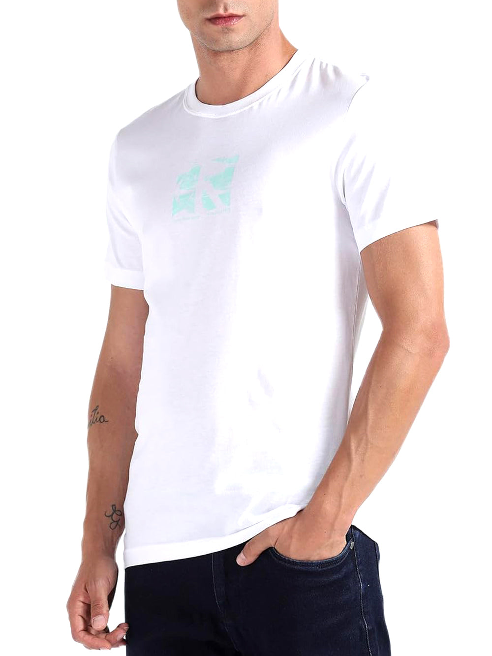 Calvin Klein Calvin Klein Jeans T-shirt Uomo Mod. J30J325204 YAF White Bianco