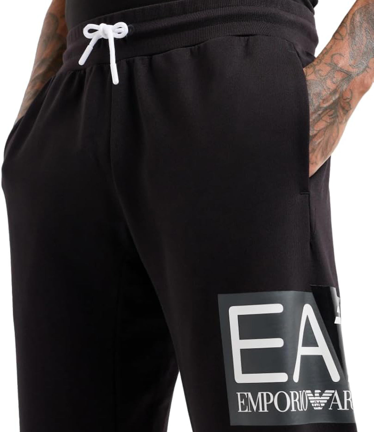 Ea7 Emporio Armani Pantalone joggers Uomo Mod. 3DPP73 PJ05Z 1200 BLACK Nero