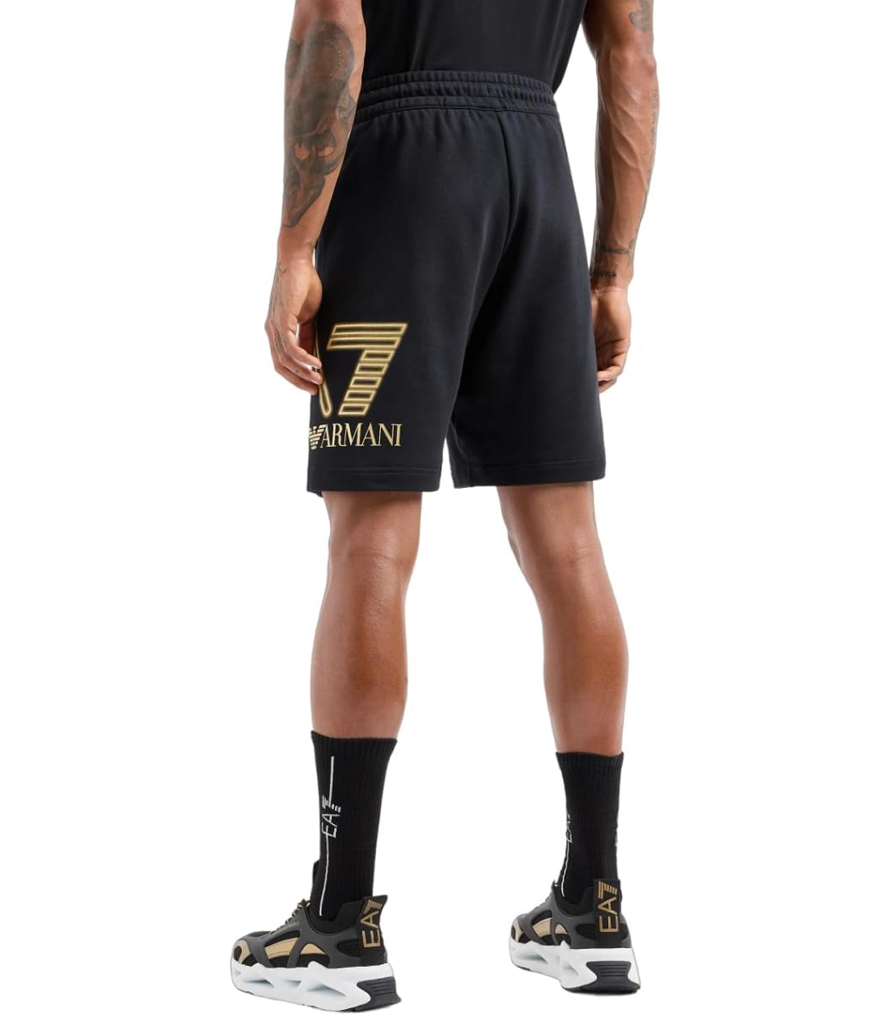 Ea7 Emporio Armani Bermuda Uomo Mod. 3DPS76 PJSHZ 0208 Black Nero