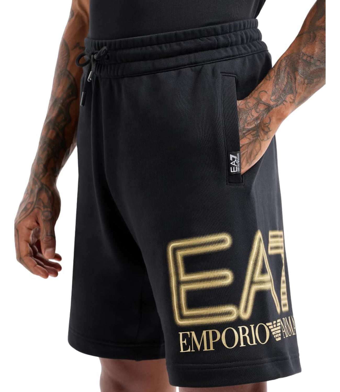 Ea7 Emporio Armani Bermuda Uomo Mod. 3DPS76 PJSHZ 0208 Black Nero