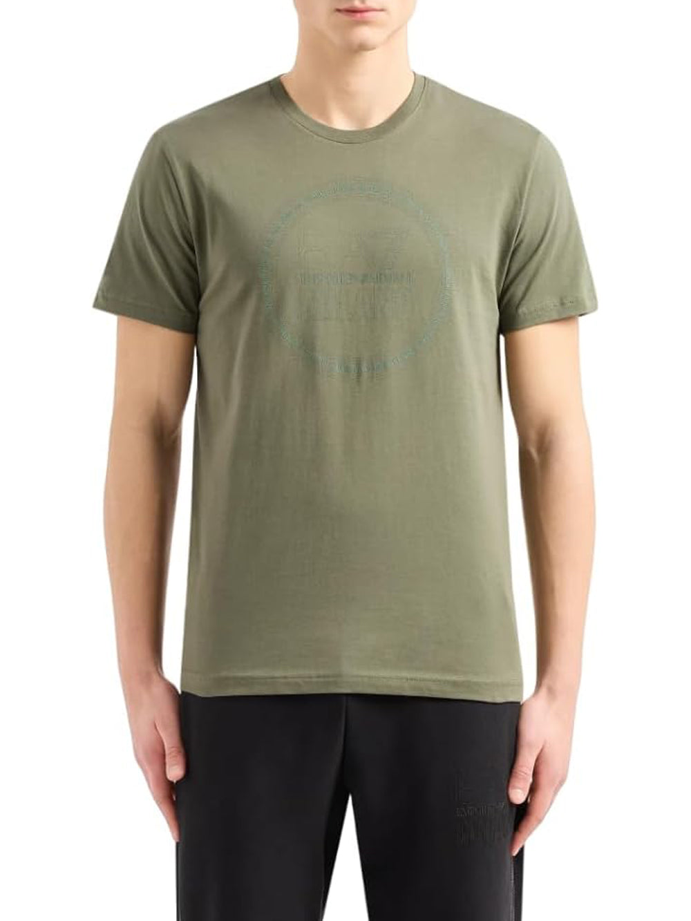 Ea7 Emporio Armani T-shirt Uomo Mod. 3DPT39 PJTJZ 1846 Verde