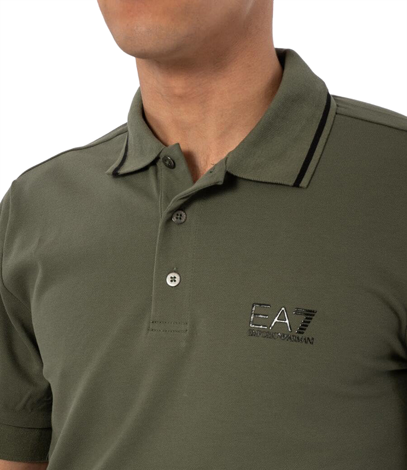 EA7 Polo Manica Corta Uomo Mod. 8NPF06 PJ04Z 1846 Verde
