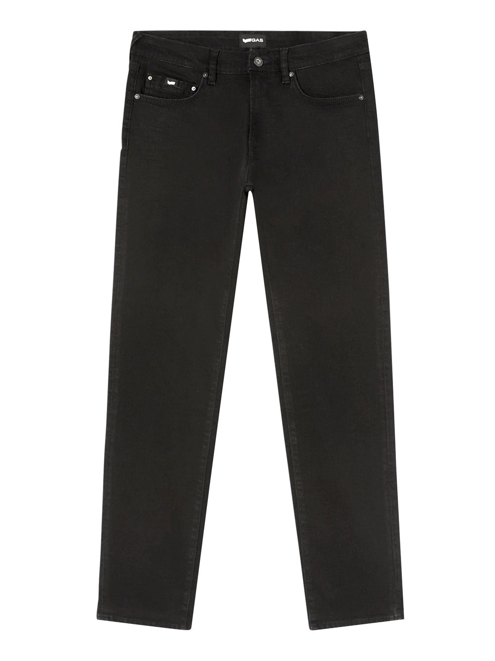 Jeans Regular Gas Albert Simple da Uomo - Nero