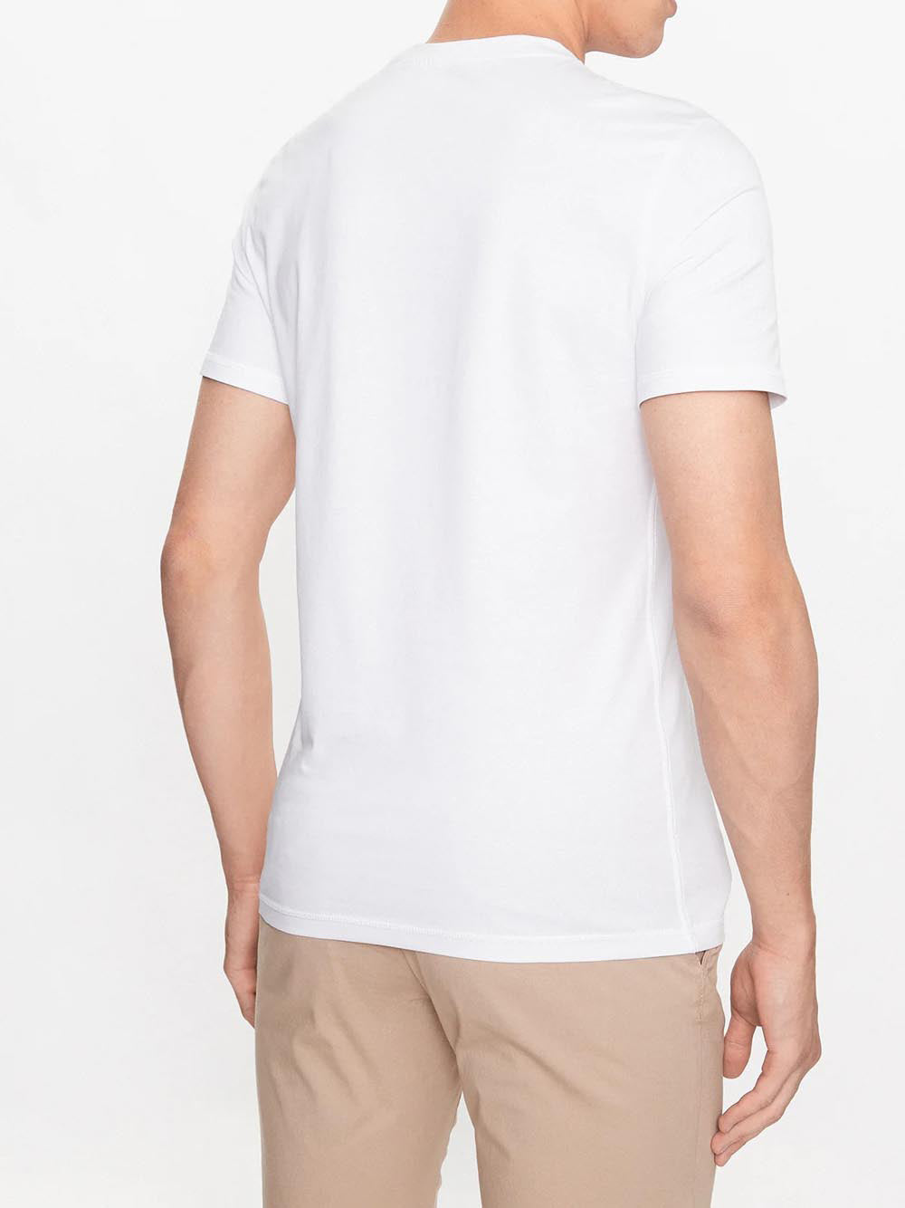 T-shirt Guess Aidy da Uomo - Bianco