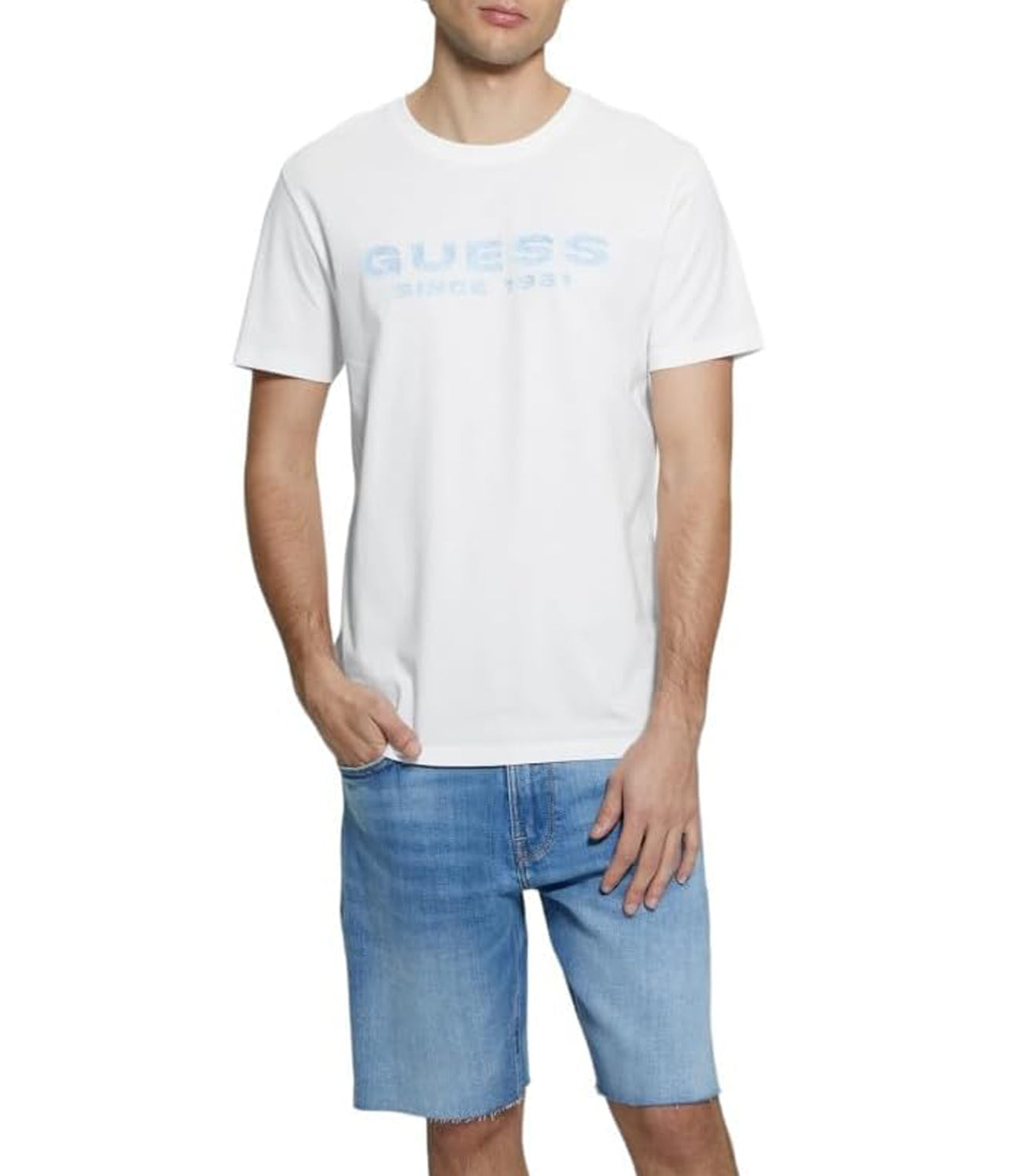 Guess T-shirt Uomo Mod. M4GI61 J1314 G011 White Bianco