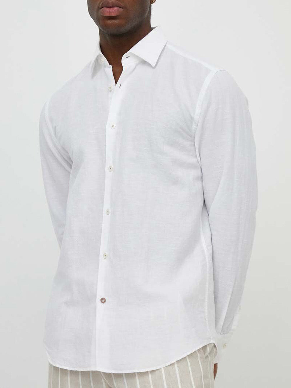 Camicia Casual Hugo Boss da Uomo - Bianco