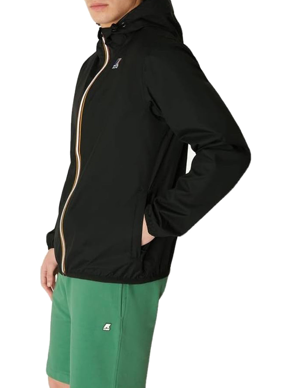 K-Way Giubbotto corto Unisex Mod. K004BD0 LE VRAI 3.0 CLAUDE USY Black Nero