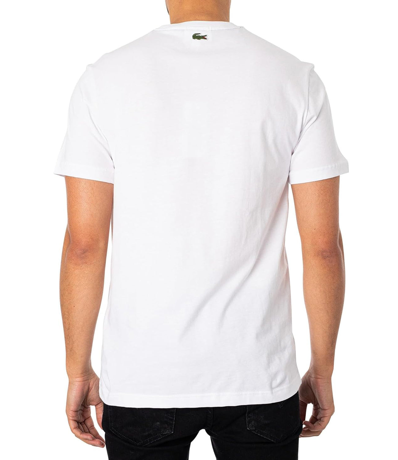 Lacoste T-shirt Uomo Mod. TH1147 001 White Bianco