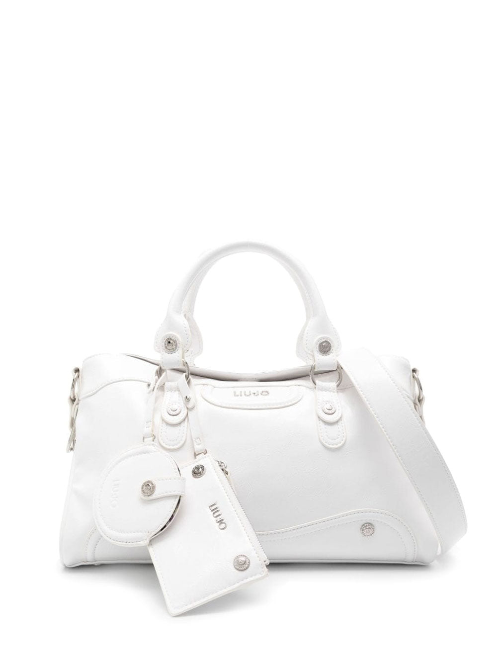 Borsa a Mano Liu Jo Ecs M Satchel da Donna - Bianco