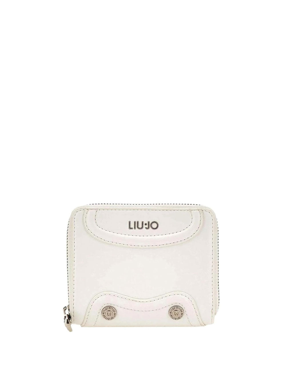 Portafoglio Liu Jo Ecs M Zip Around da Donna - Bianco