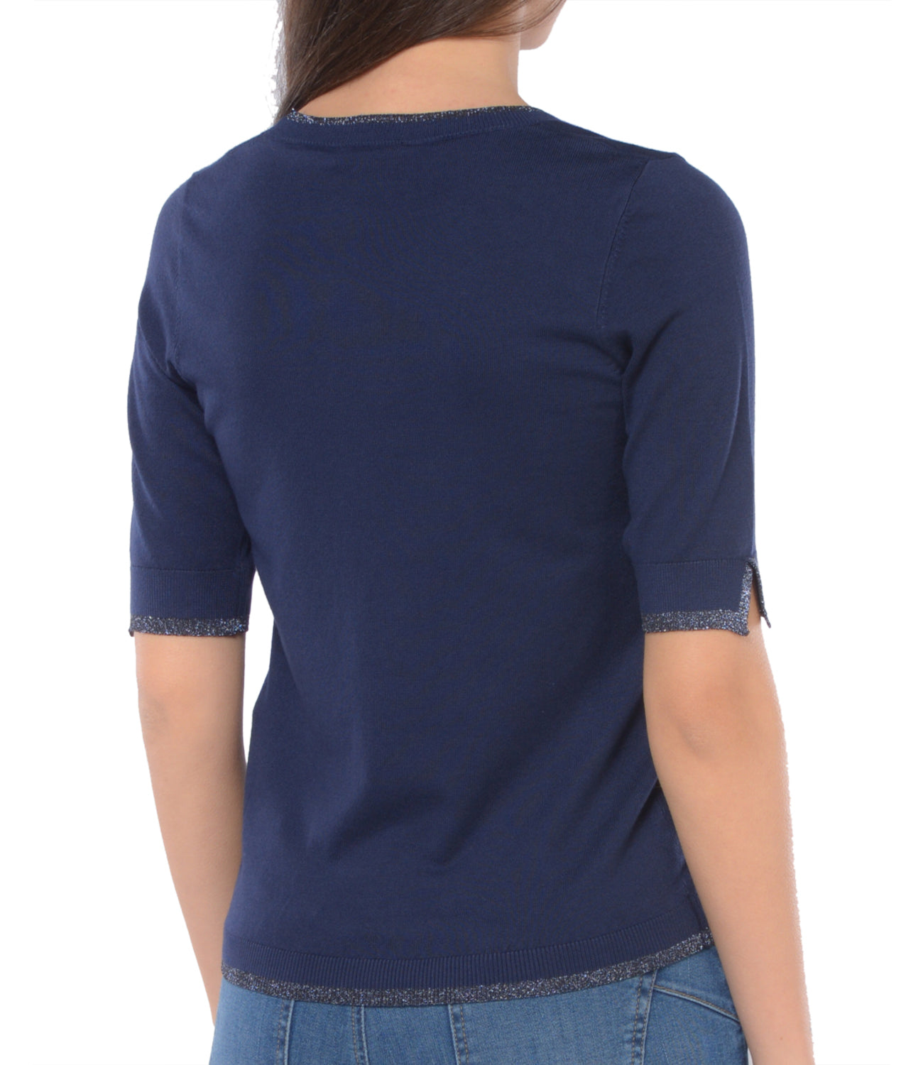 Liu Jo Maglia Donna Mod. MA4072 MS49I 93831 Blu