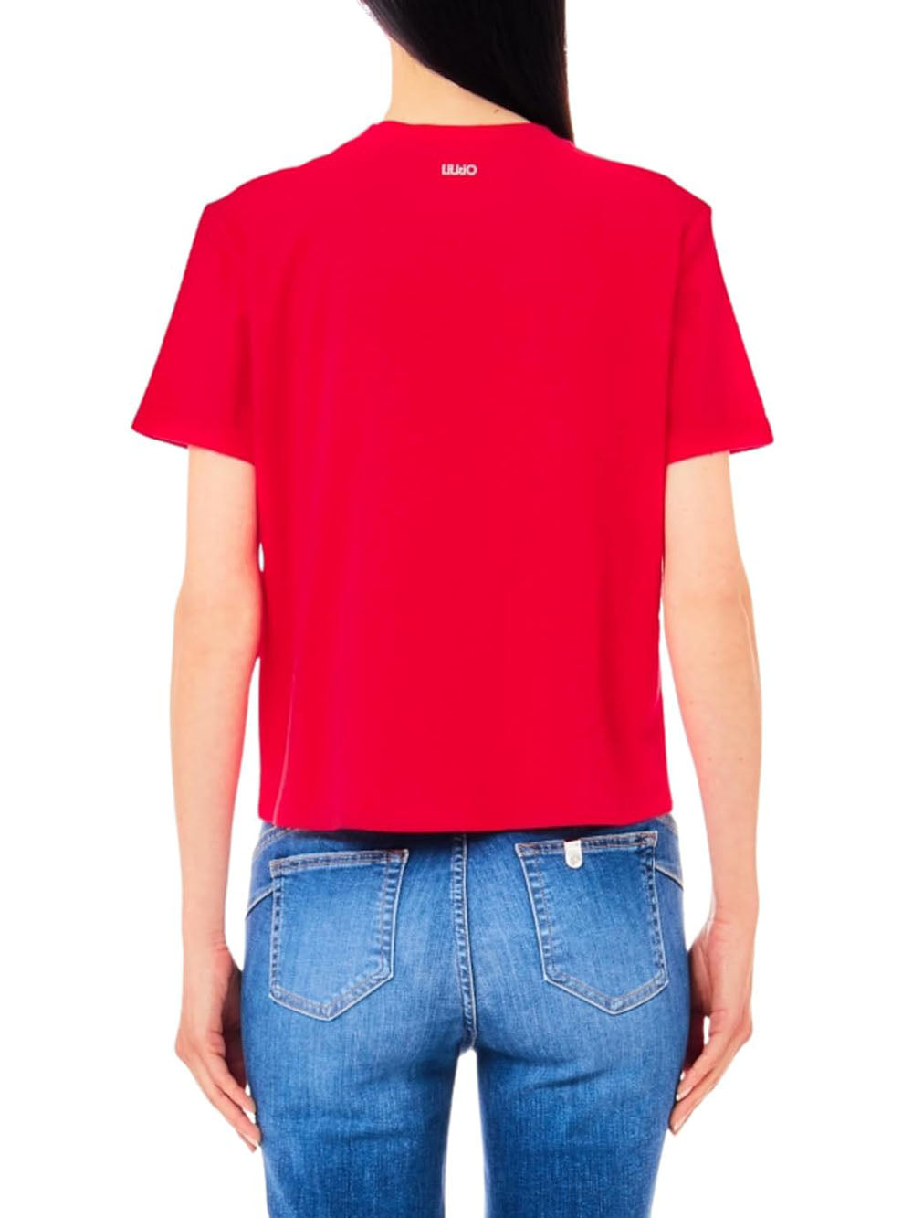 Liu Jo T-shirt Donna Mod. MA4325 J5904 N9347 Red Rosso