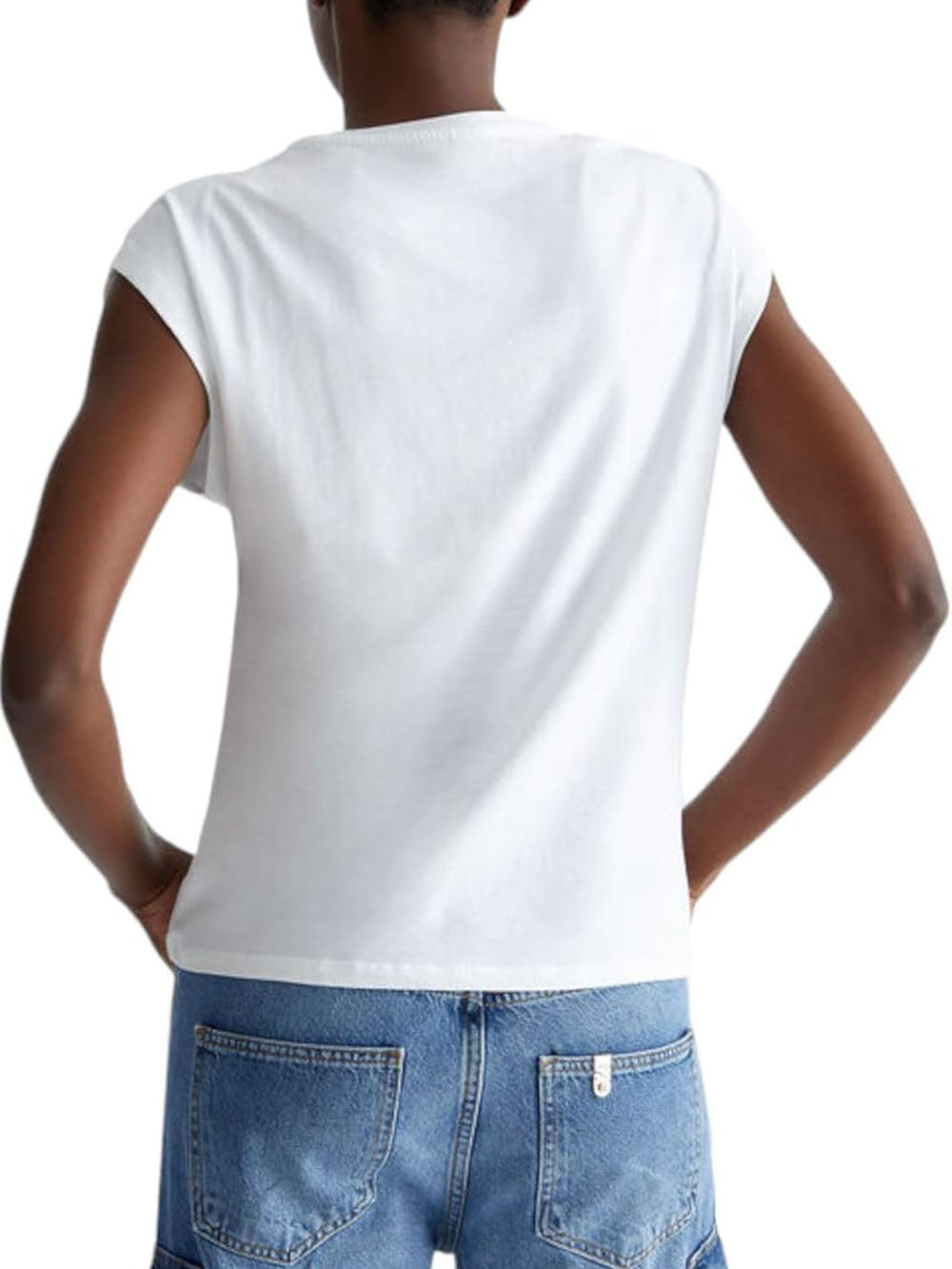 Liu Jo T-shirt Donna Mod. MA4338 J5003 N9283 White Bianco