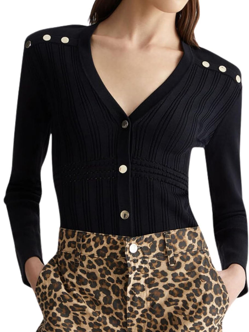 Liu Jo Giacca Donna Mod. MA4370 MS52N 22222 Black Nero