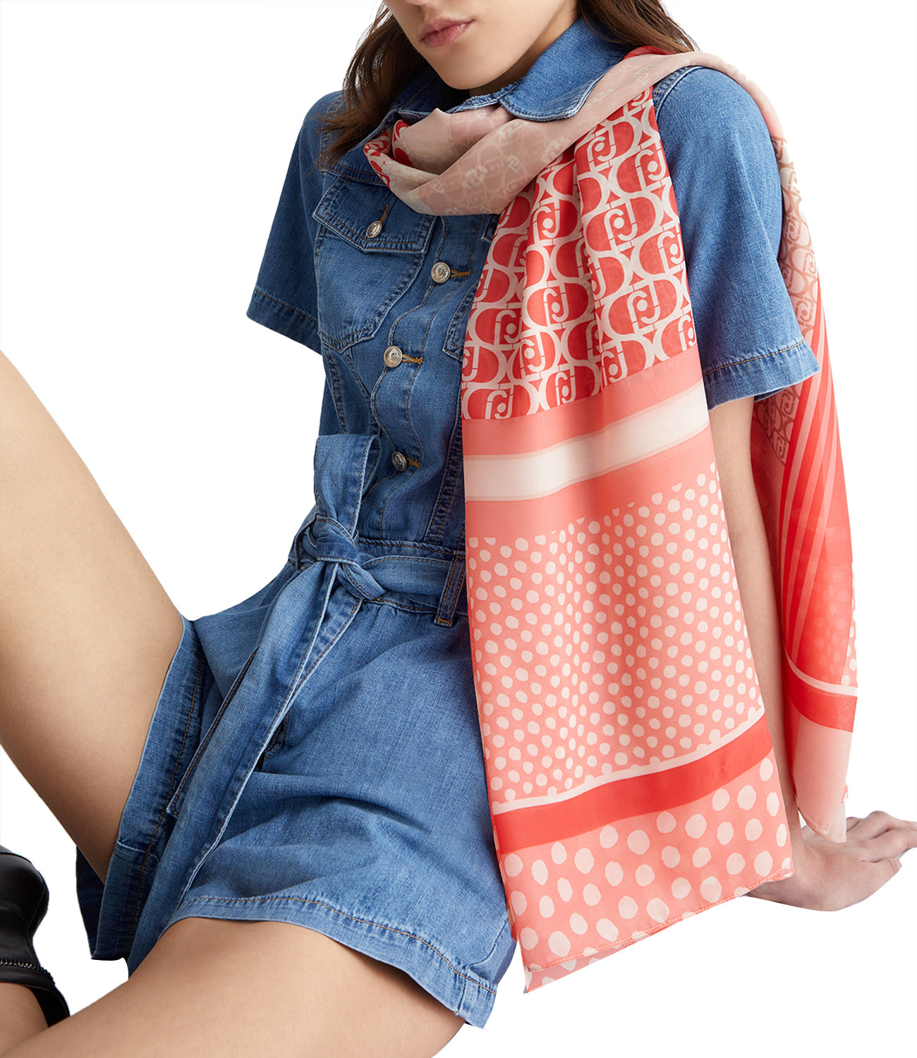 Liu Jo Liu Jo Foulard Donna Mod. 2A4040 T0300 61632 Fragola Rosso