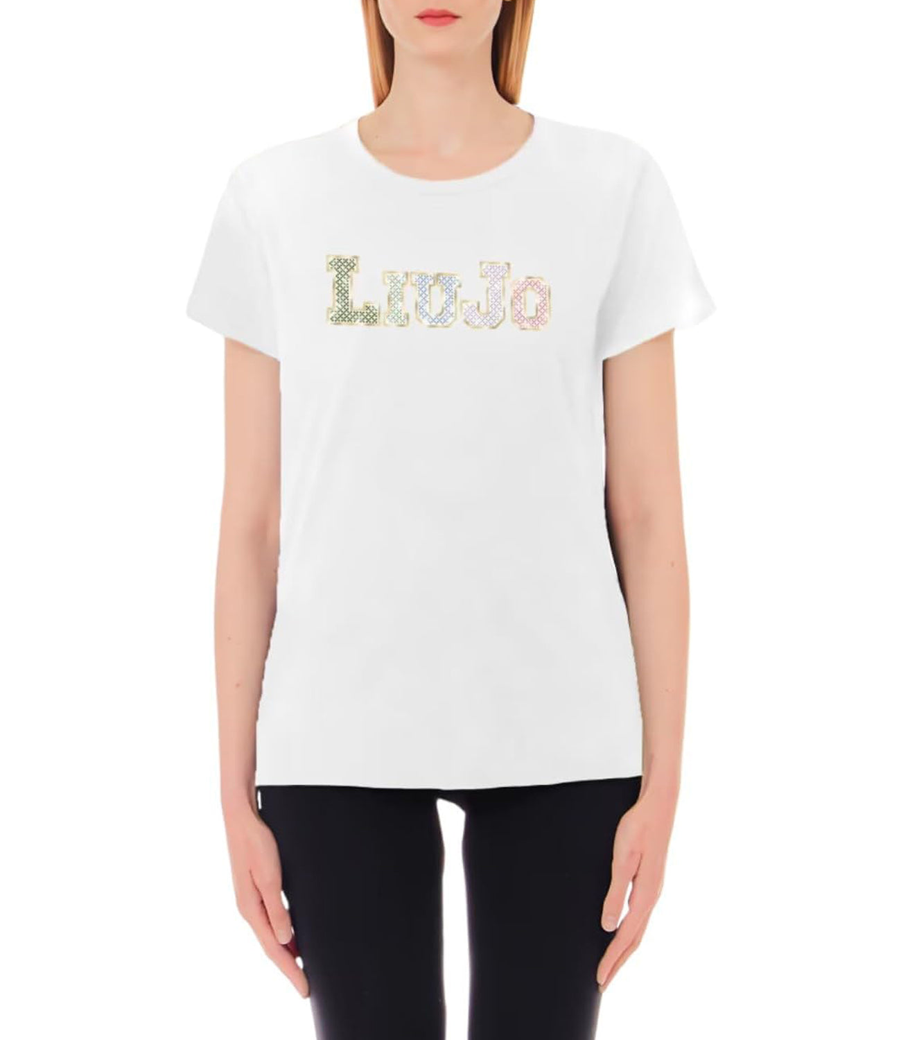 Liu Jo Liu Jo T-shirt Donna Mod. TA4204 JS923 10604 White Bianco