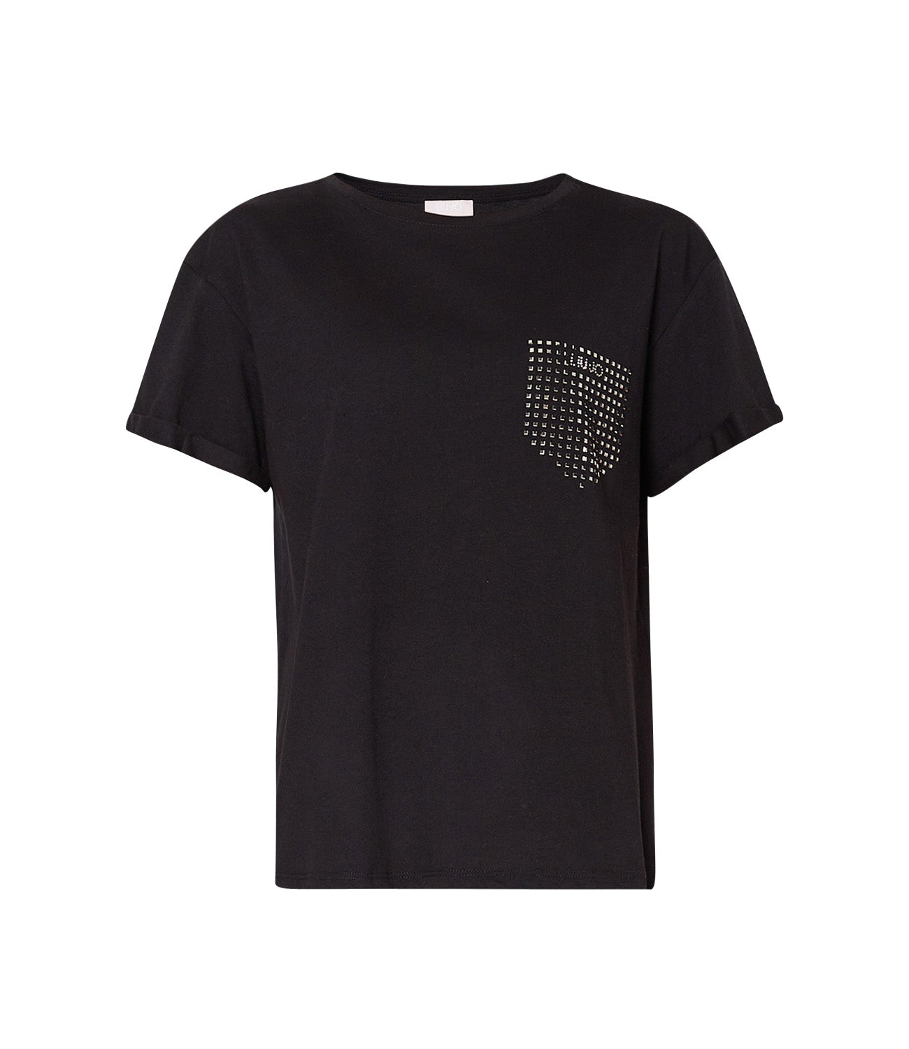 Liu Jo T-shirt Donna Mod. WA4050 J6308 Q9990 BLACK Nero