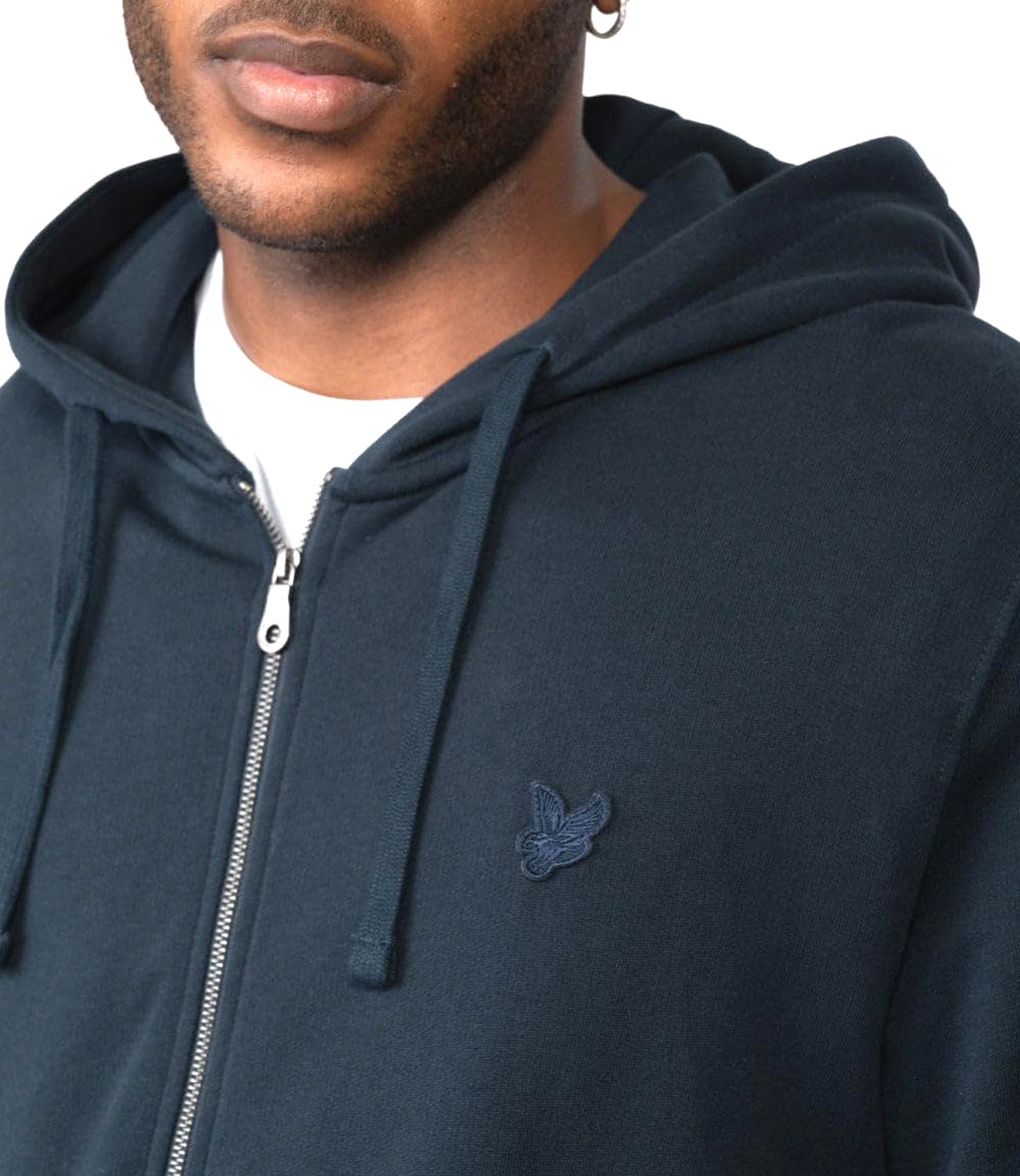 Lyle & Scott Lyle & Scott Felpa Zip Uomo Mod. ML420TON CAPPUCCIO Z271 navy Blu