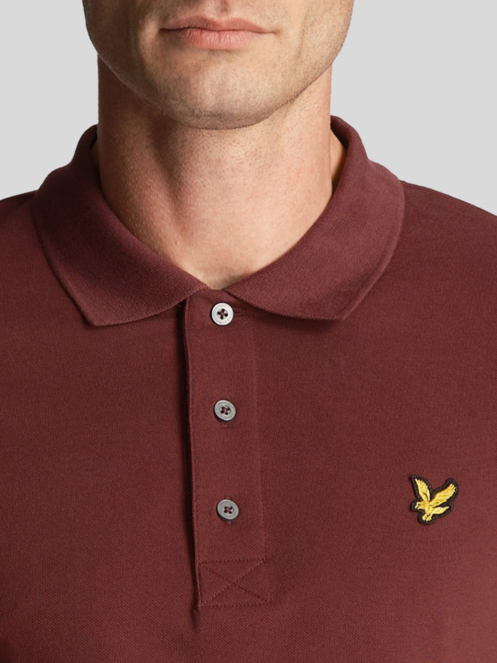 Lyle & Scott Polo Lyle & Scott da Uomo - Bordeaux