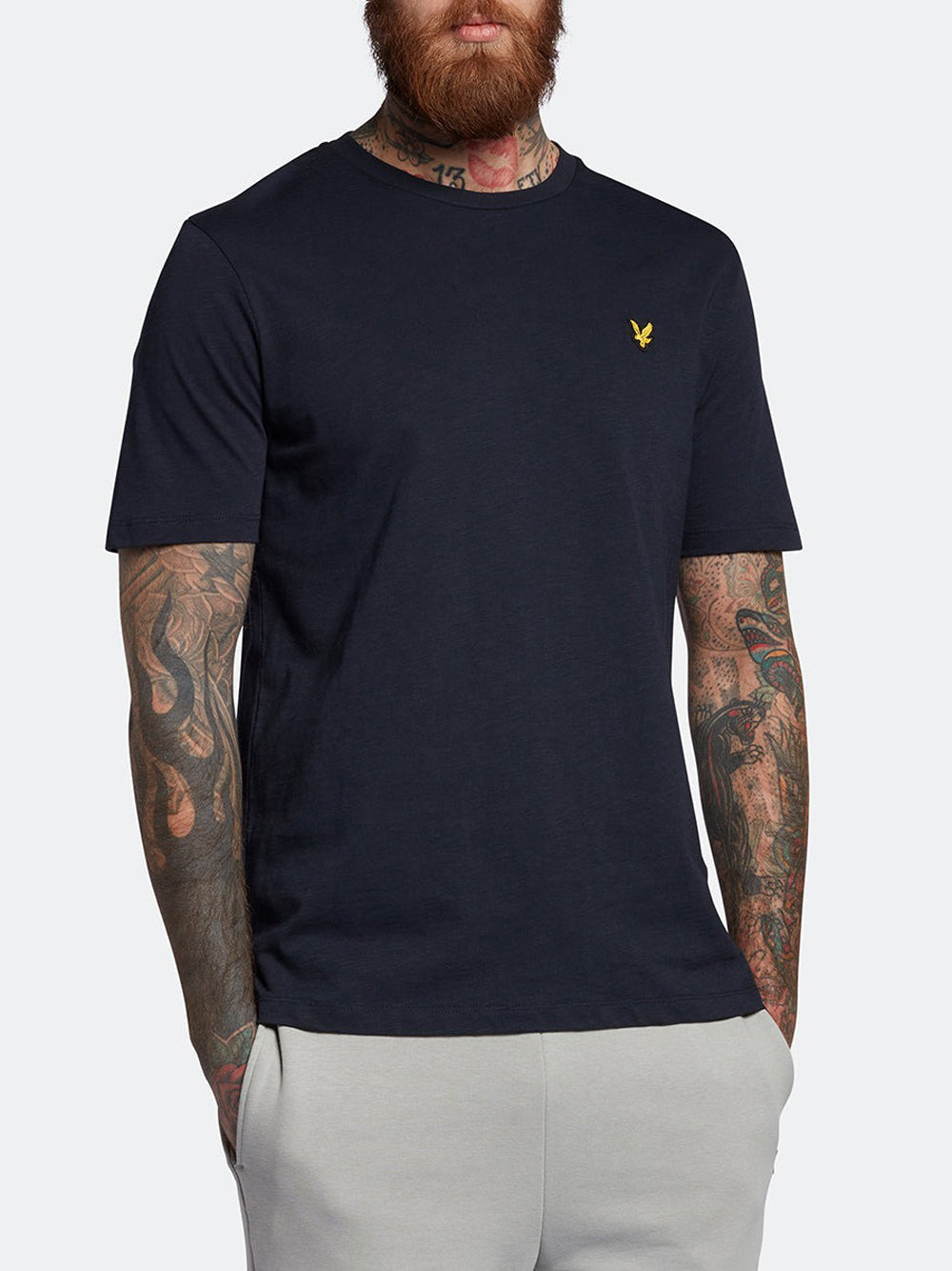 Lyle & Scott T-shirt Lyle & Scott Slub da Uomo - Blu