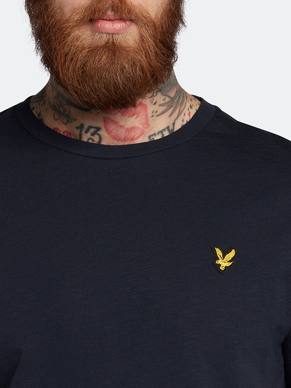 Lyle & Scott T-shirt Lyle & Scott Slub da Uomo - Blu