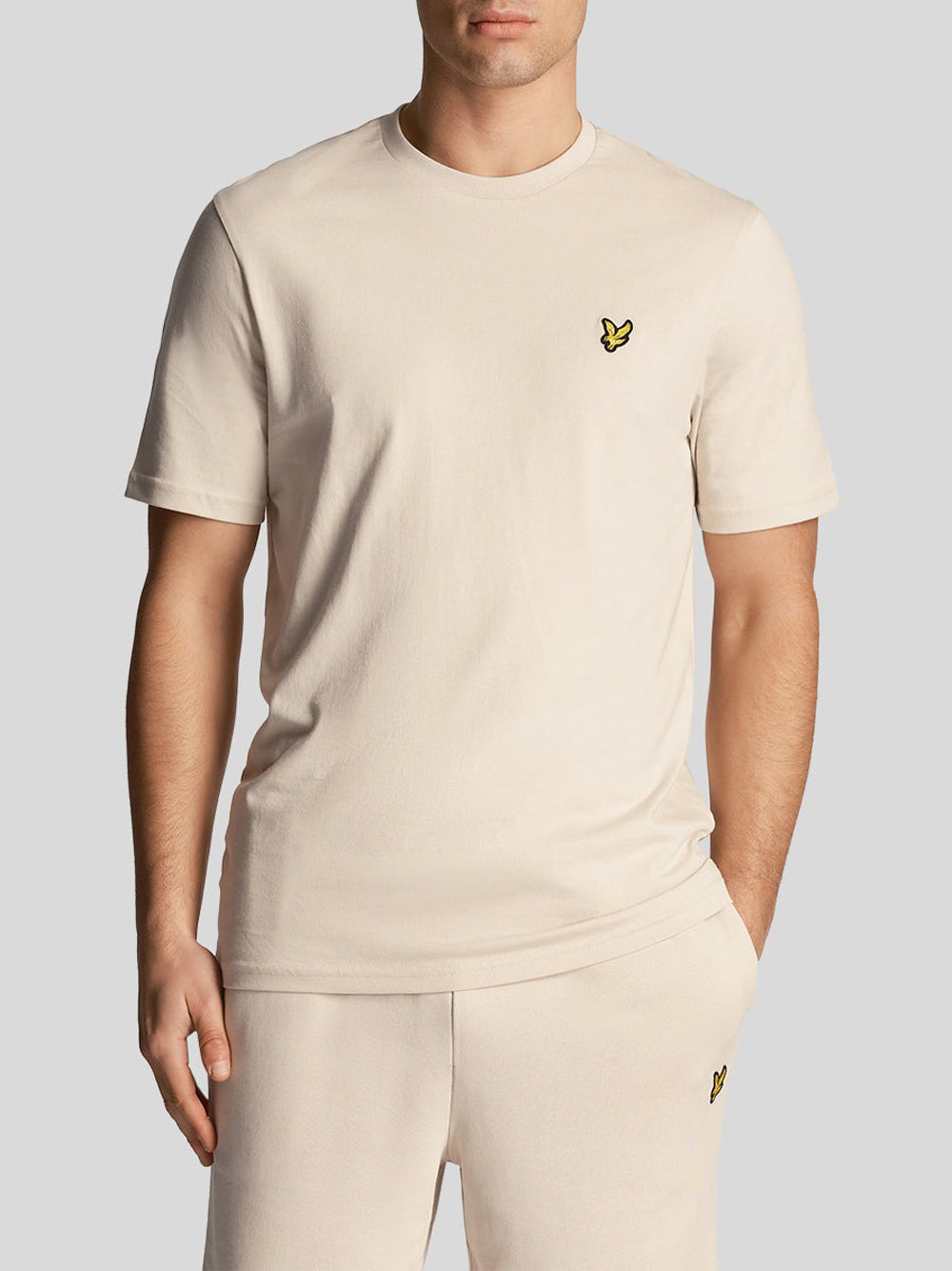 Lyle & Scott T-shirt Lyle & Scott Plain da Uomo - Beige