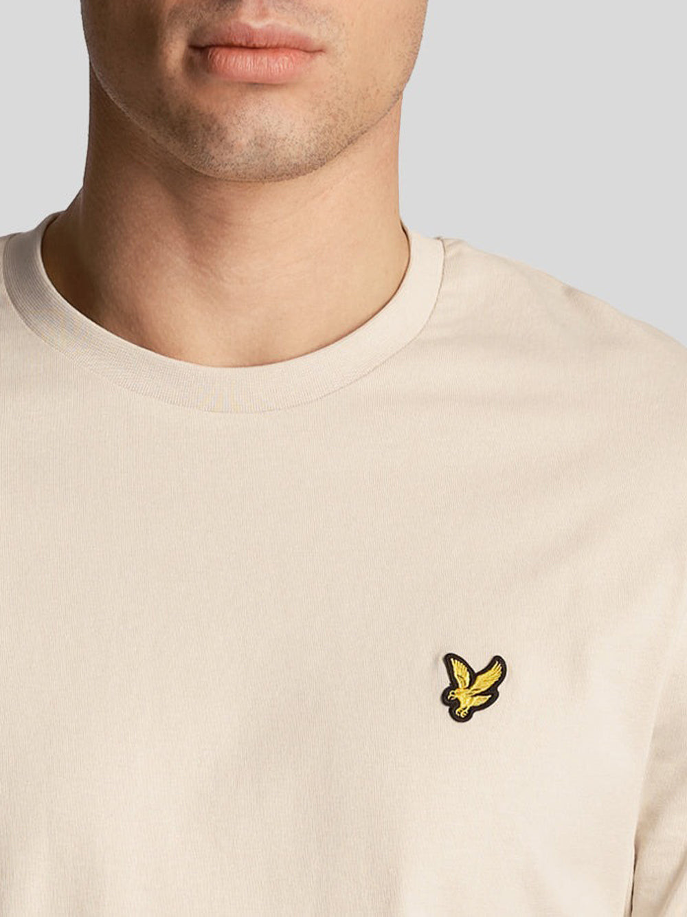 Lyle & Scott T-shirt Lyle & Scott Plain da Uomo - Beige