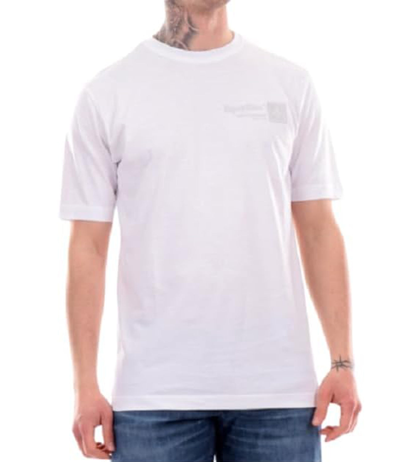 Refrigiwear T-shirt Uomo Mod. BLANCO JE9101 A00010 White Bianco