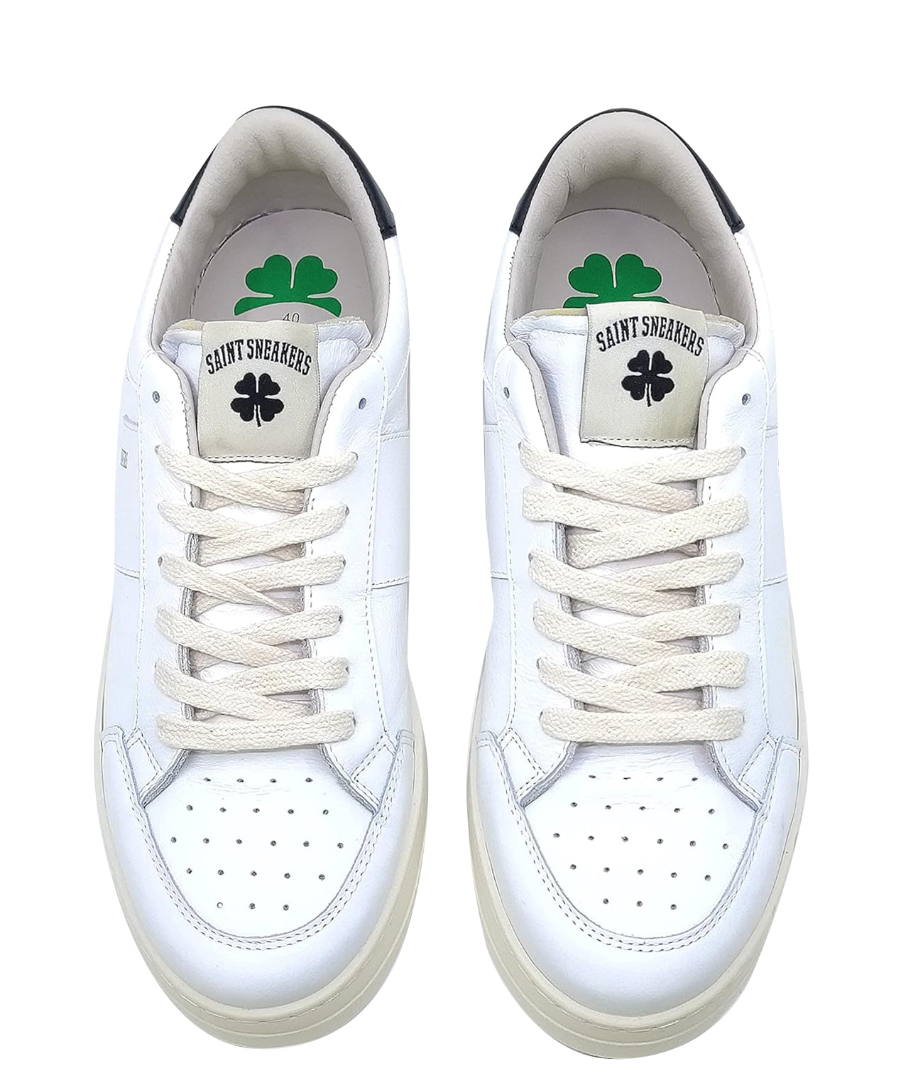 SAINT SNEAKERS Sneakers Uomo Mod. GOLF /NERO White Bianco