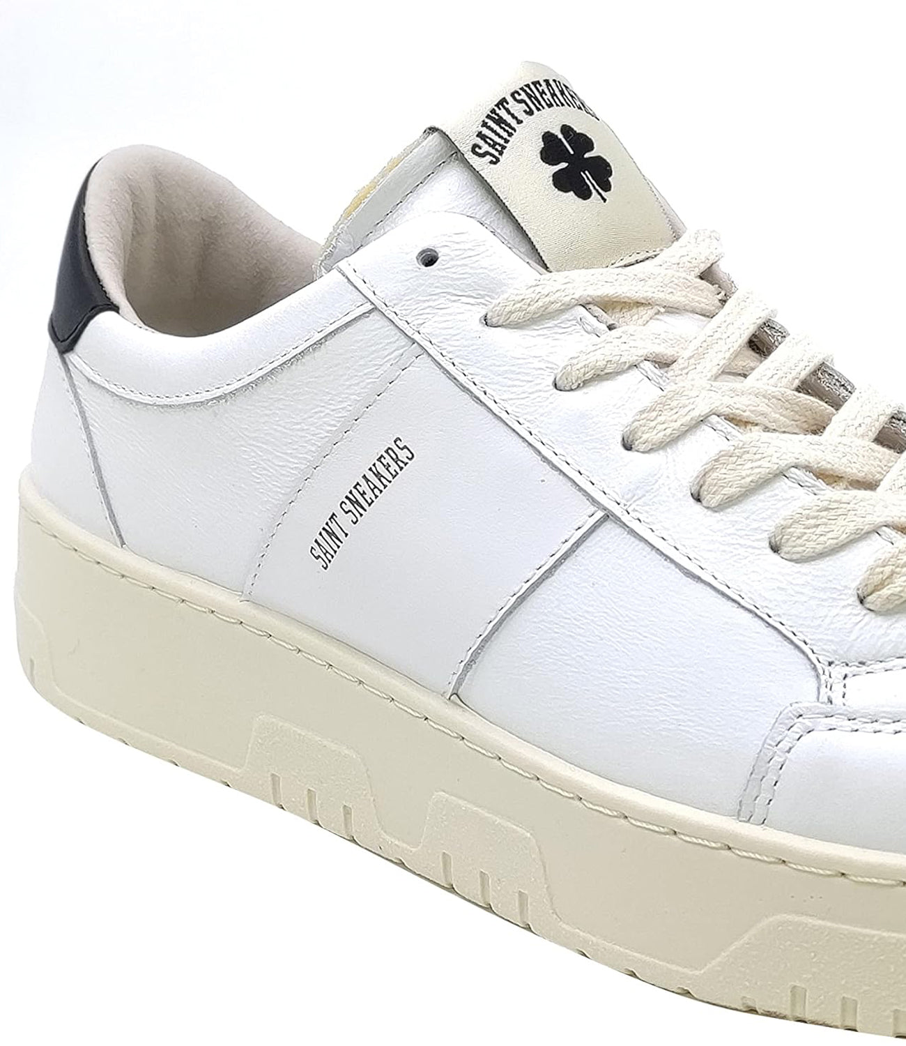 SAINT SNEAKERS Sneakers Uomo Mod. GOLF /NERO White Bianco