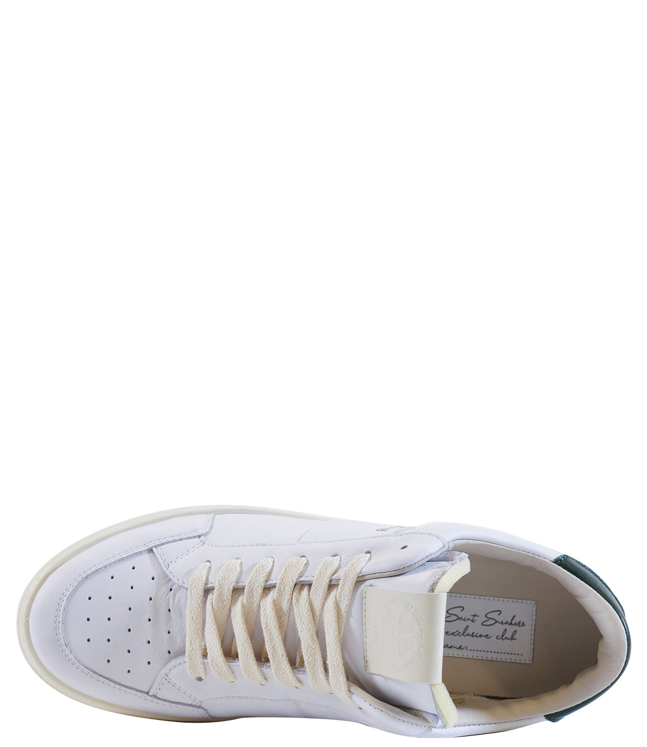 SAINT SNEAKERS Sneakers Uomo Mod. GOLF /Verde Foresta White Bianco