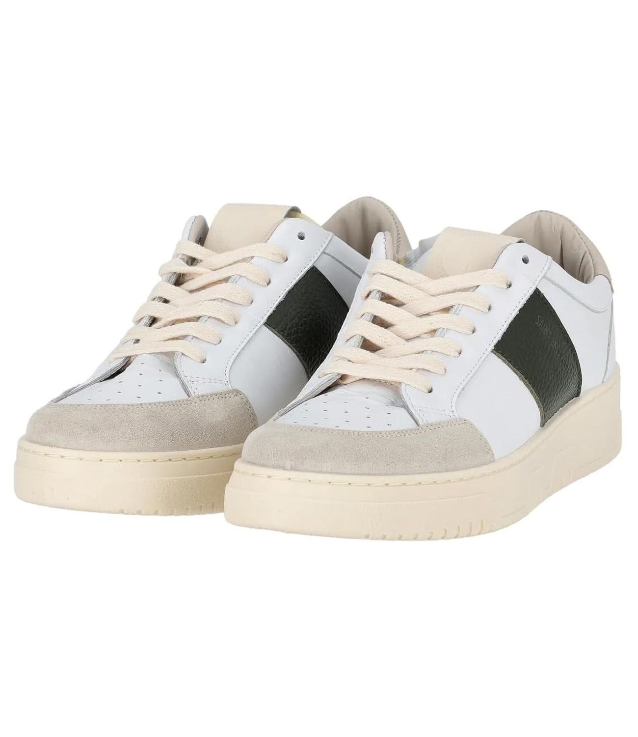 SAINT SNEAKERS Sneakers Uomo Mod. SAIL /OLIVA White Bianco