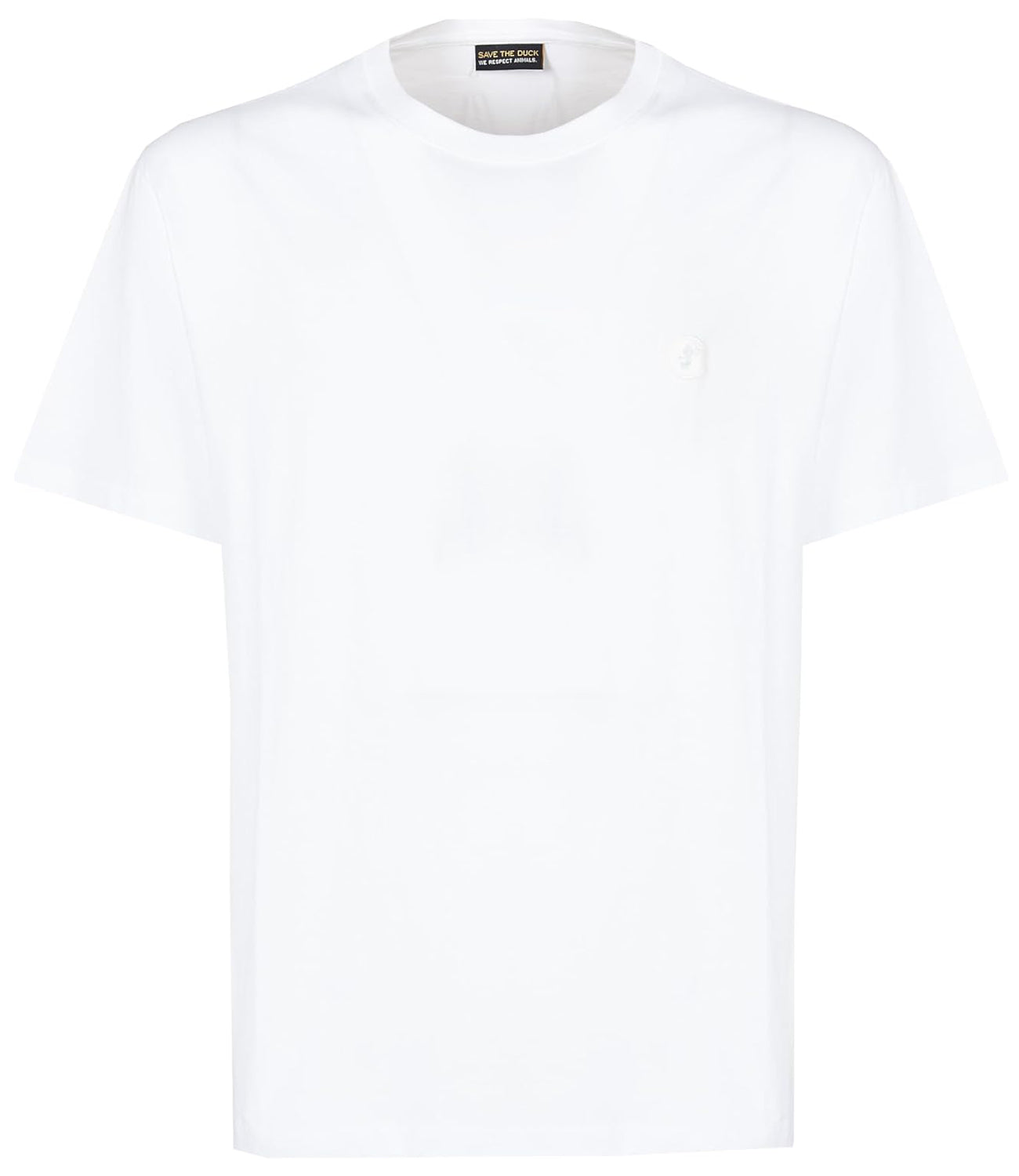 Save The Duck T-shirt Uomo Mod. DT1194M ADELMAR 00000 White Bianco