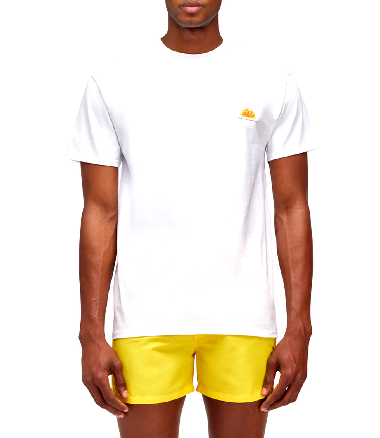 SUNDEK T-shirt Uomo Mod. M643TEJY300 00600 White Bianco