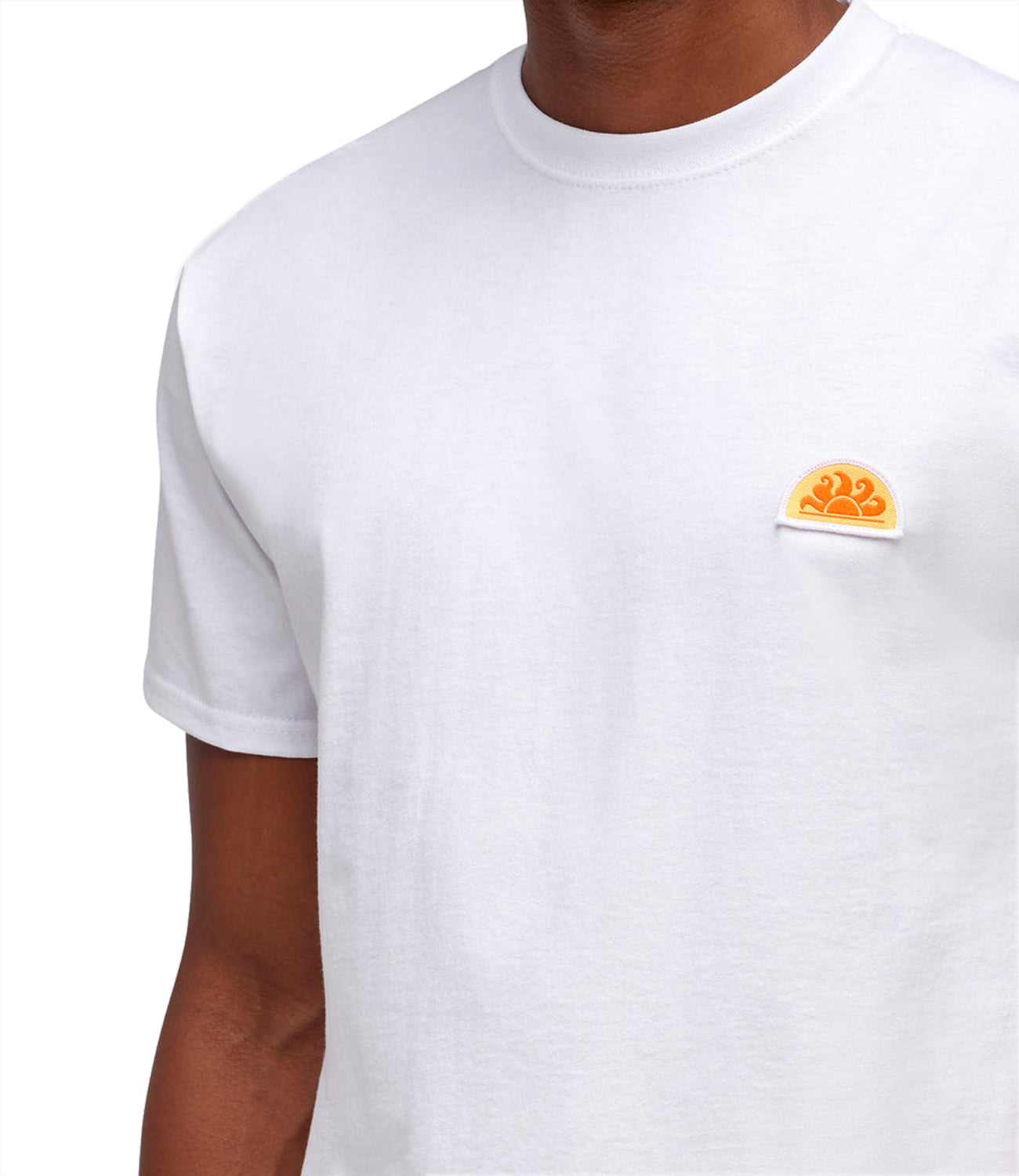 SUNDEK T-shirt Uomo Mod. M643TEJY300 00600 White Bianco