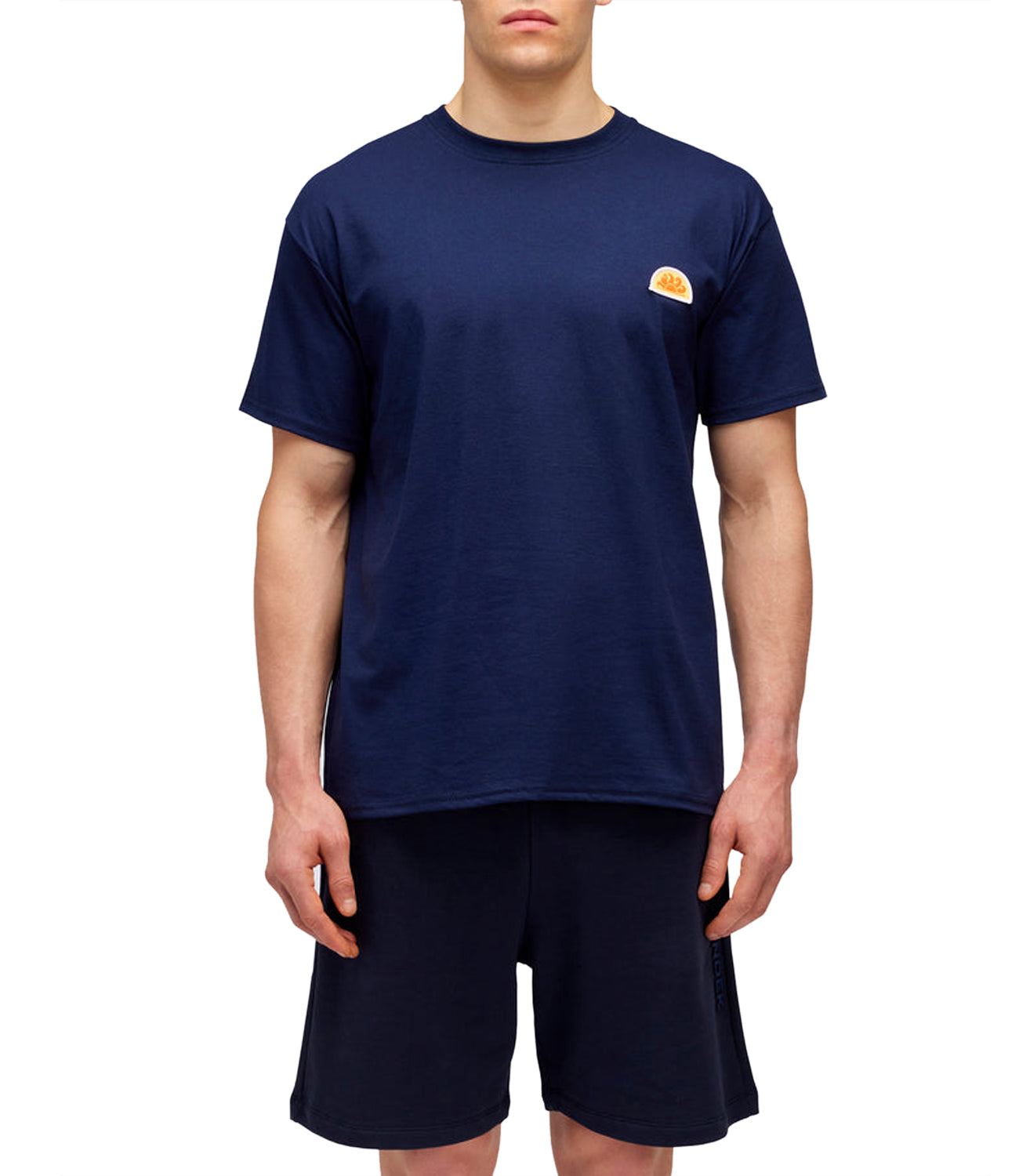 SUNDEK T-shirt Uomo Mod. M643TEJY300 00700 Navy Blu