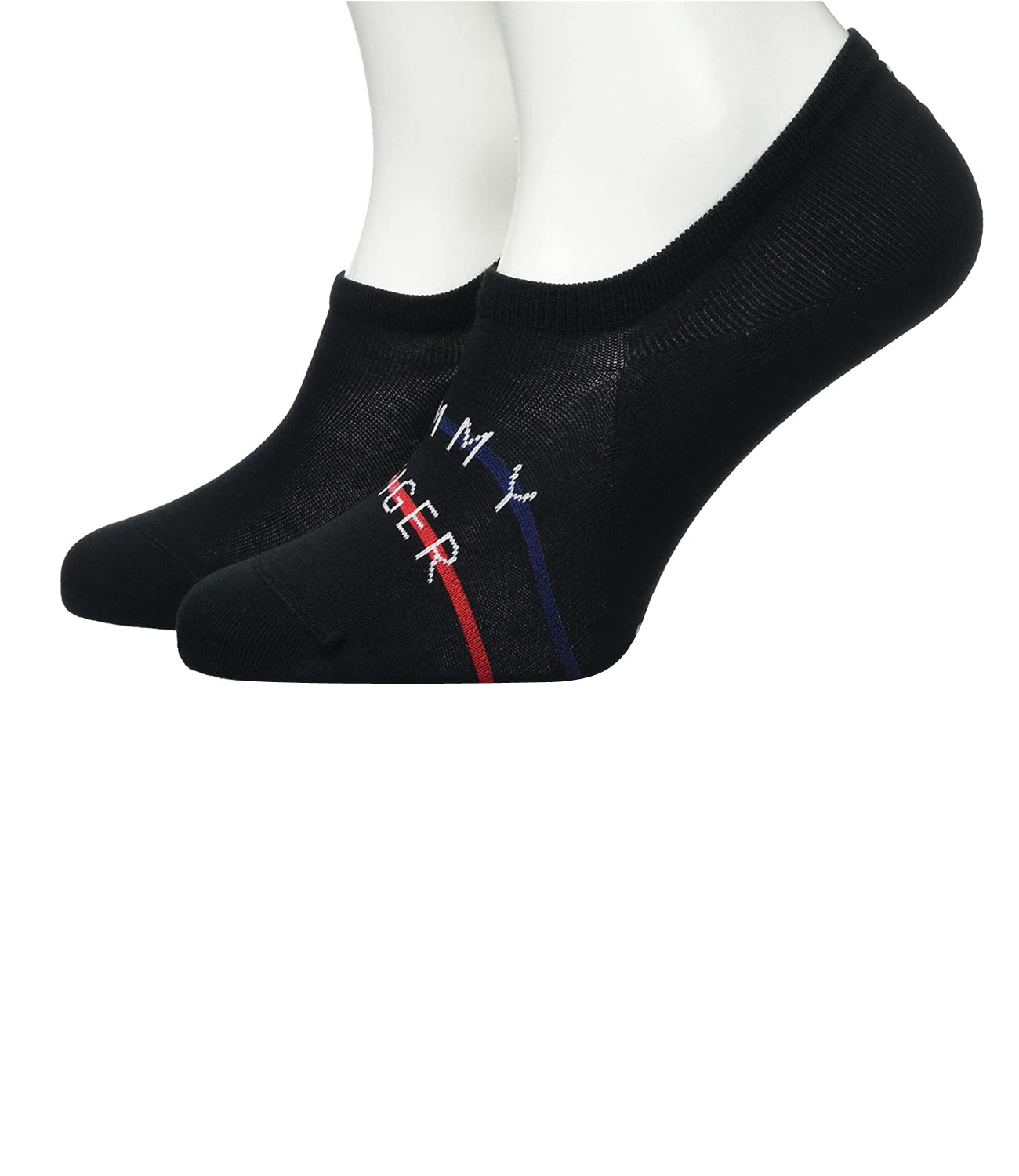 Tommy Hilfiger Calzini Uomo Mod. 701222189 2PACK SOLETTA 003 Black Nero