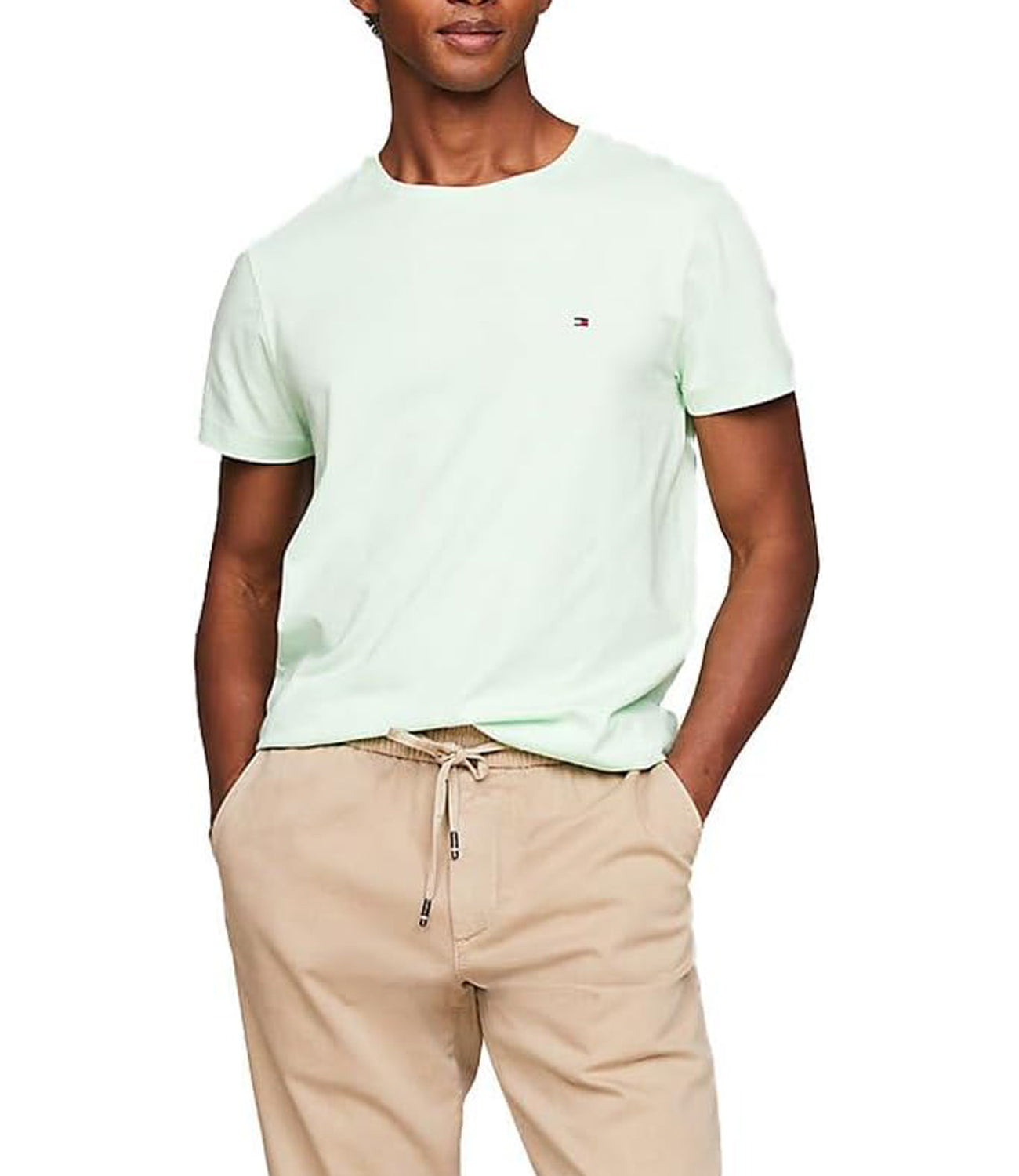 Tommy Hilfiger T-shirt Uomo Mod. MW0MW10800 LXZ Green Verde