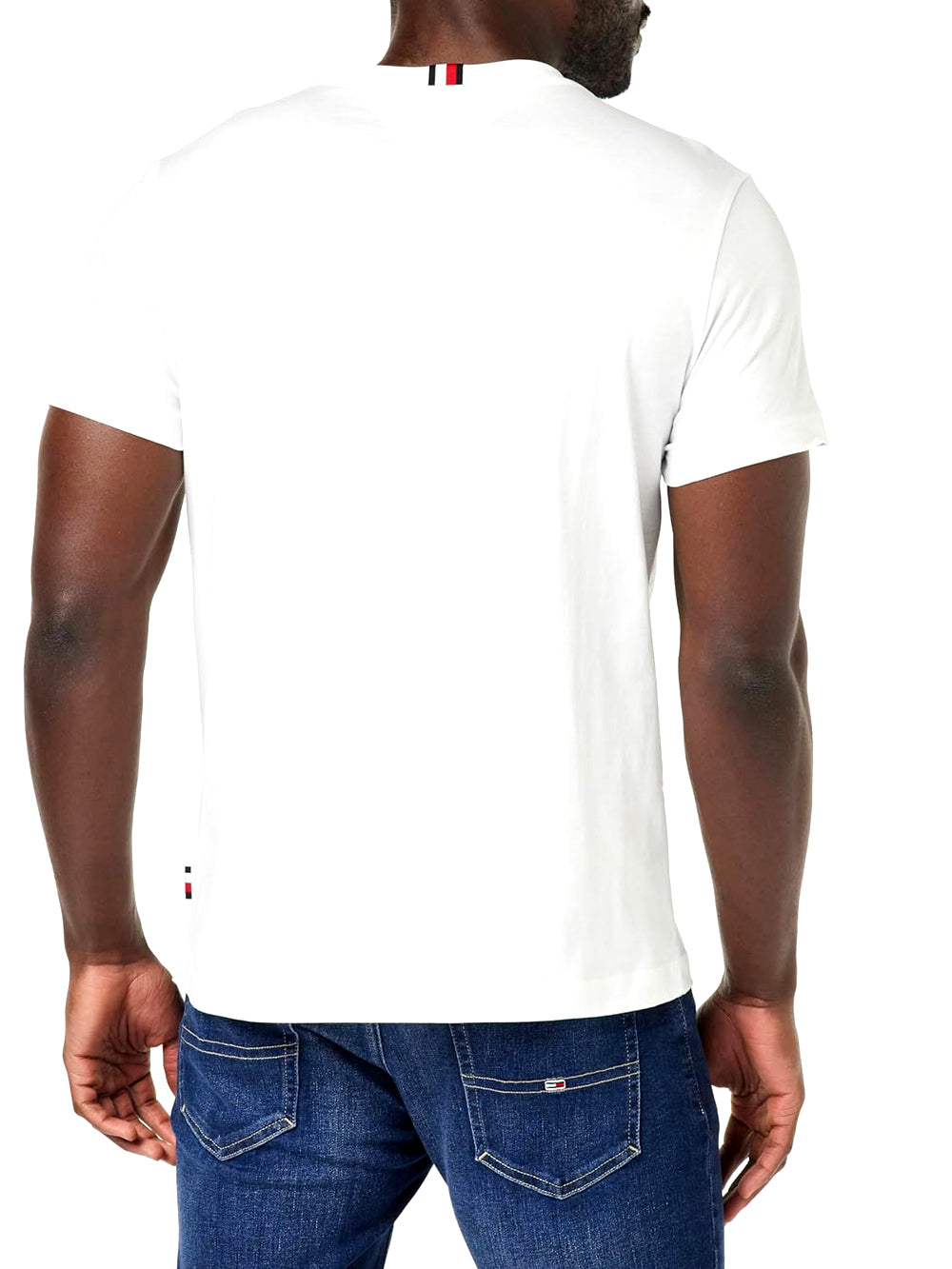 Tommy Hilfiger T-shirt Uomo Mod. MW0MW34388 YBR white Bianco