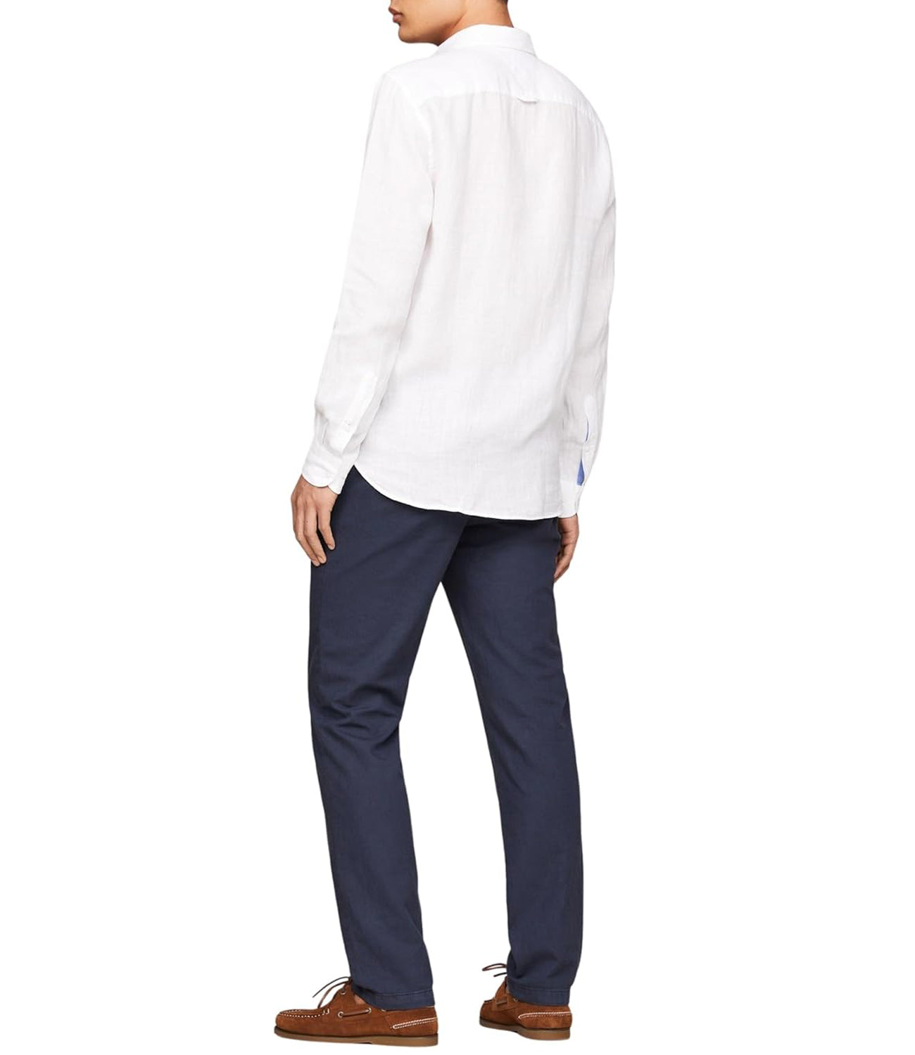 Tommy Hilfiger Camicia Uomo Mod. MW0MW34602 YCF White Bianco