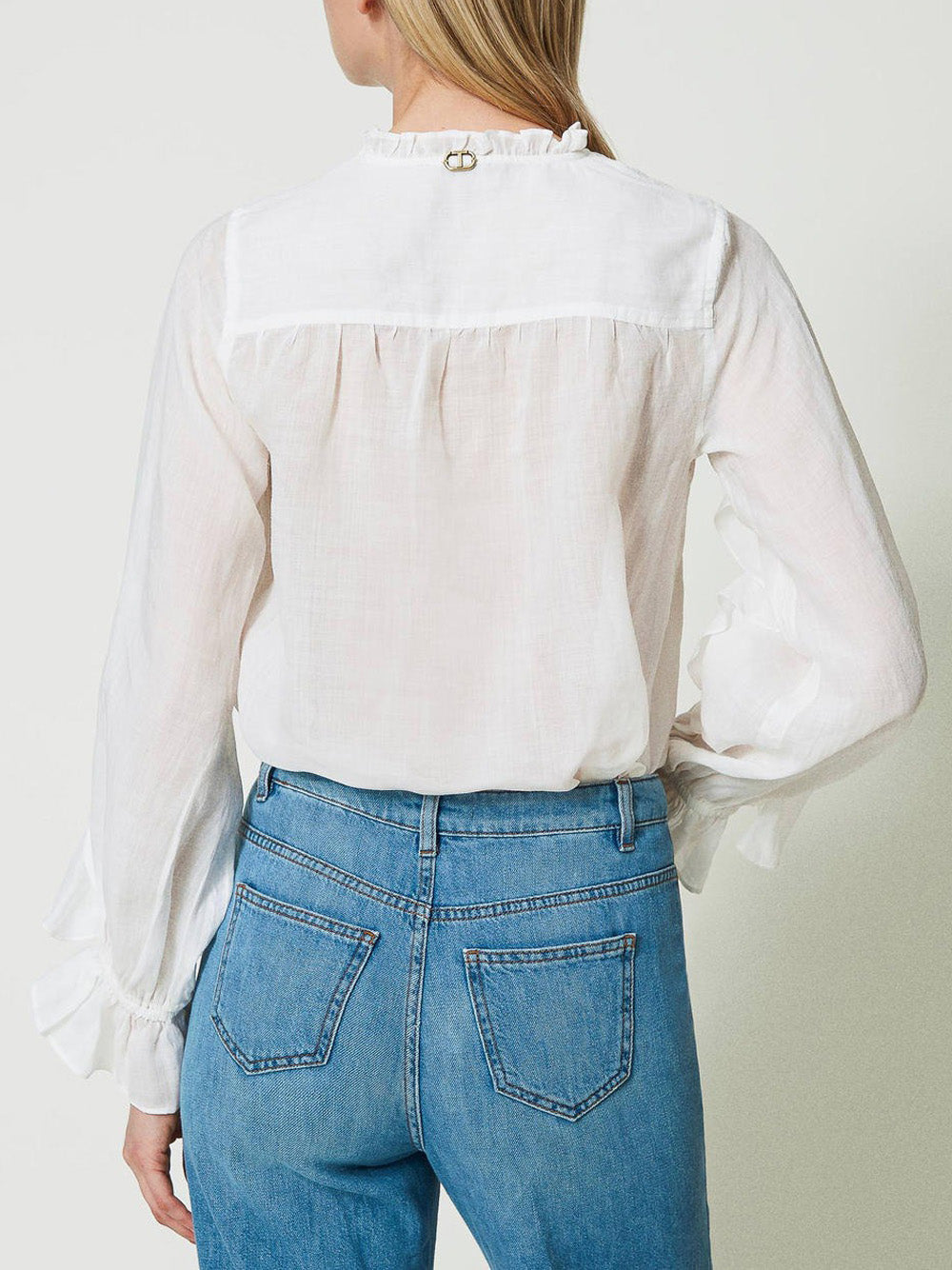 Blusa Twin Set da Donna - Bianco